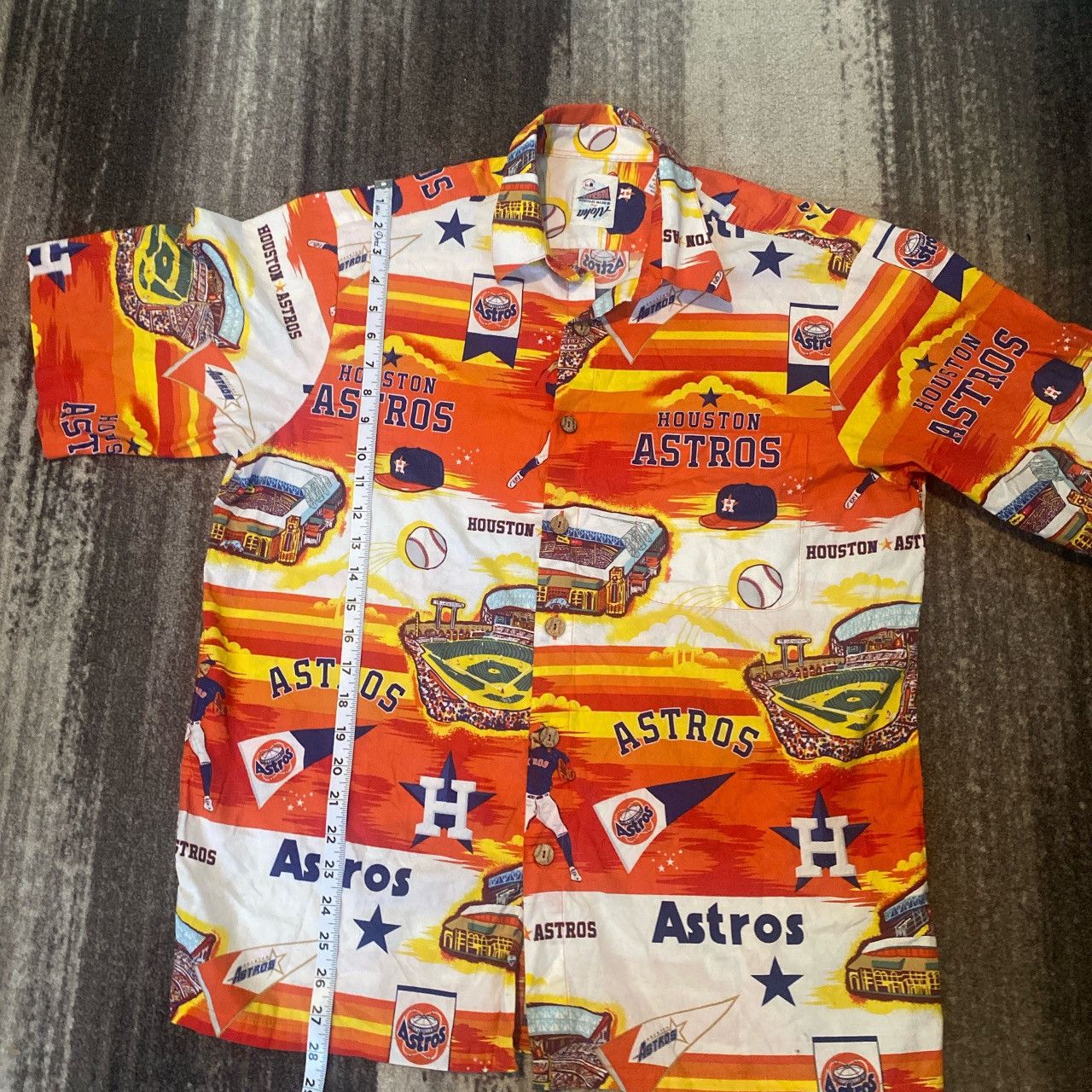Reyn Spooner Astros shirt Size US M / EU 48-50 / 2 - 1 Thumbnail