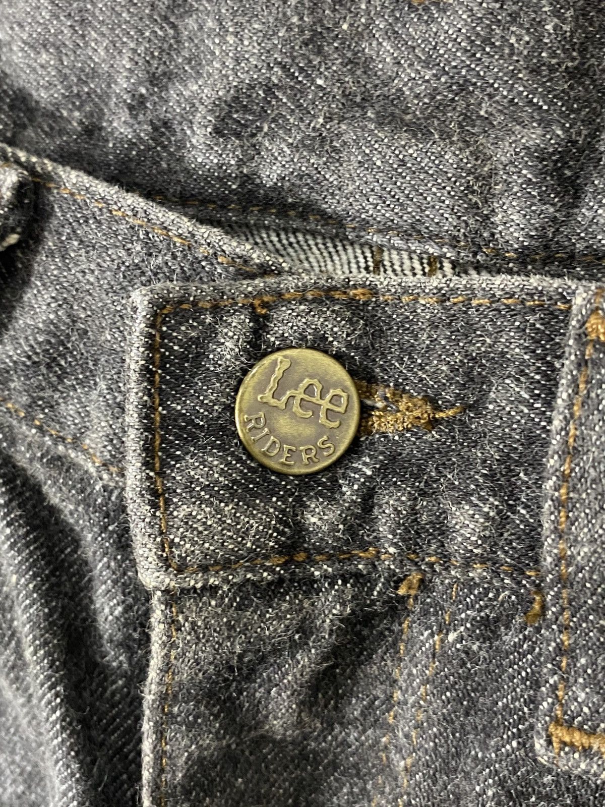Lee Vintage 90s lee stoneblack reguler jeans Size US 28 / EU 44 - 6 Thumbnail