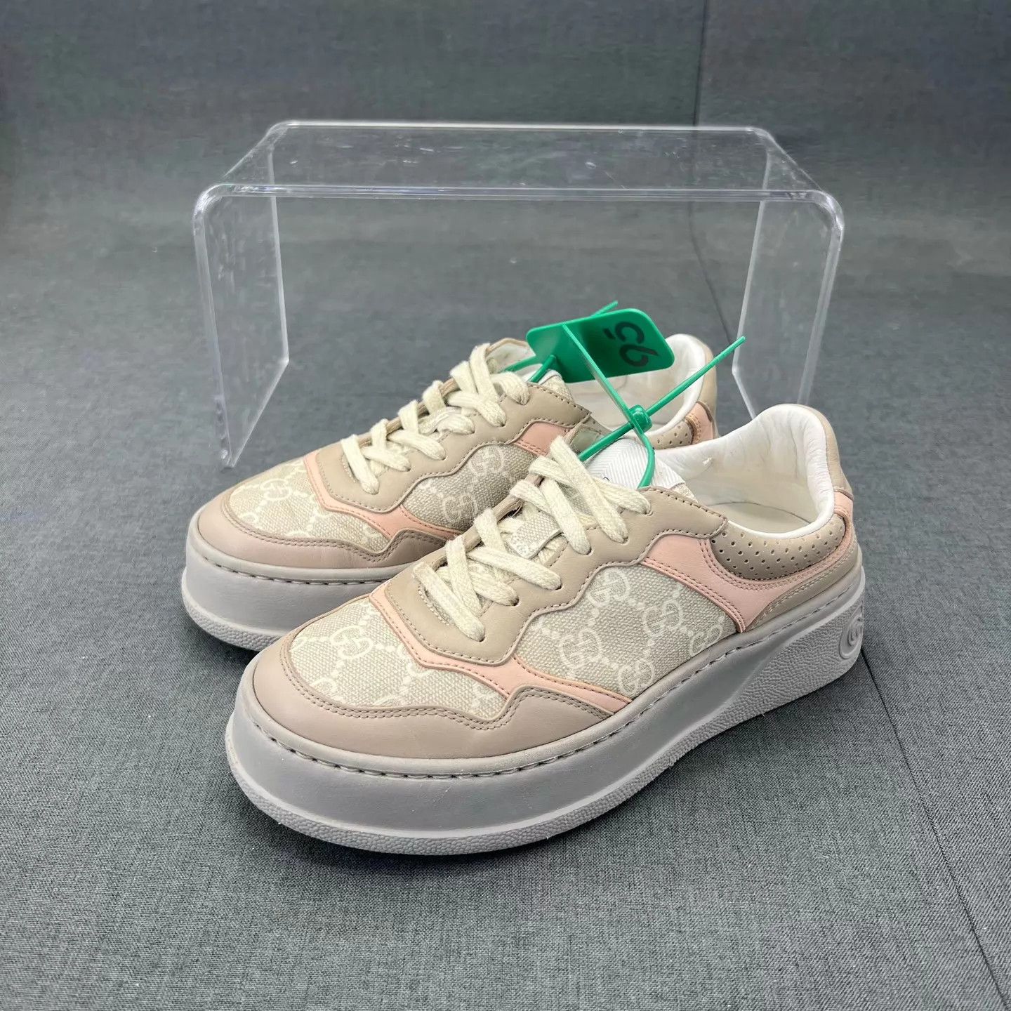 Gucci Gucci Mauve Pink Cookie Sneaker 35 EU Original Box Size US 4.5 / IT 34.5 - 1 Thumbnail