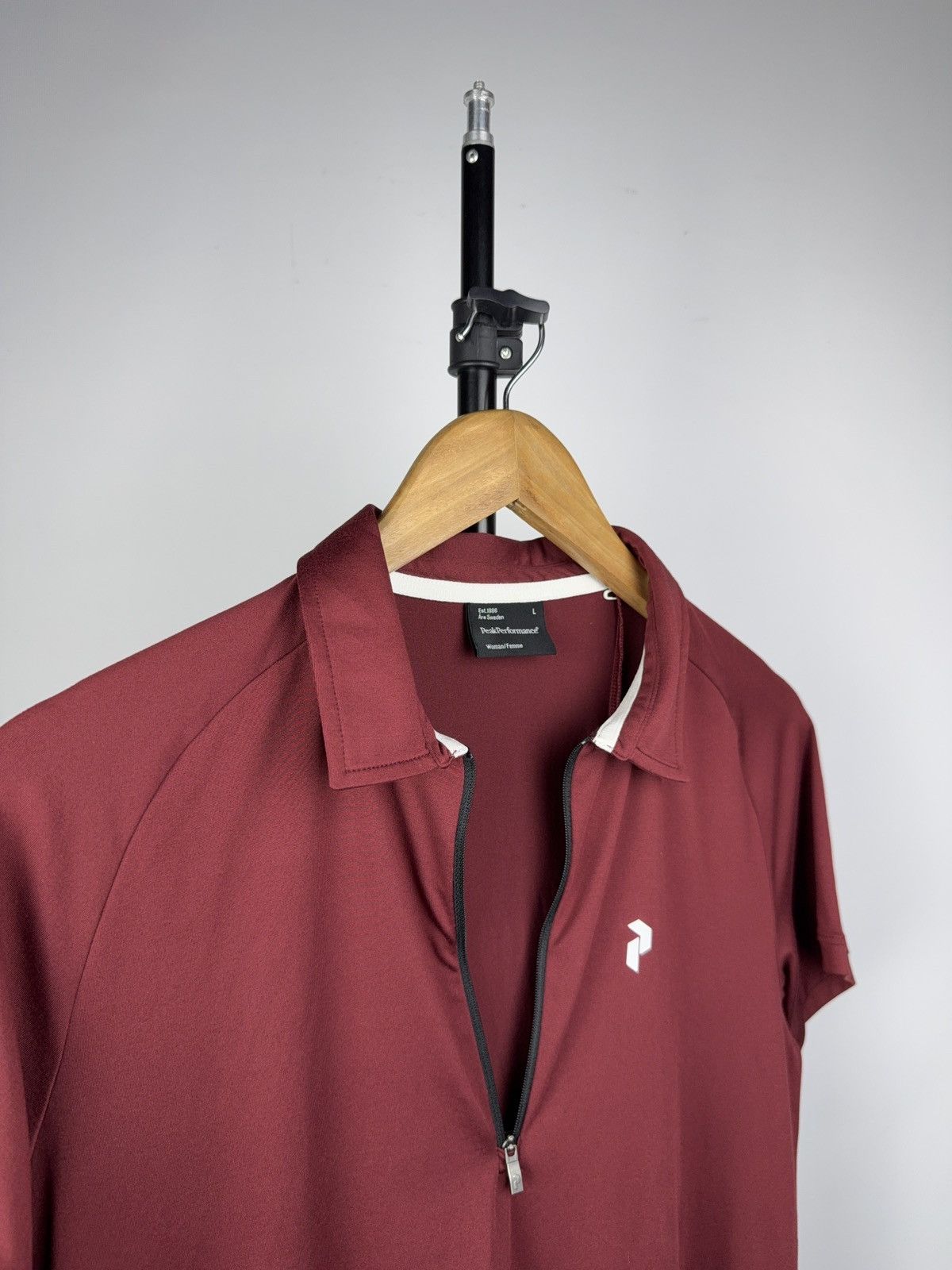 Peak Performance Outdoor Peak Performance Active Zip Polo Shirt Burgundy Size L / US 10 / IT 46 - 5 Thumbnail