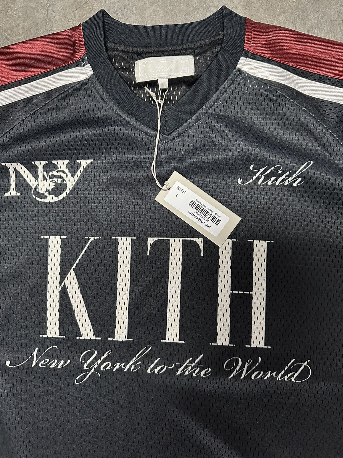 Kith KITH Mesh Leon Jersey “Black” Size US L / EU 52-54 / 3 - 4 Thumbnail