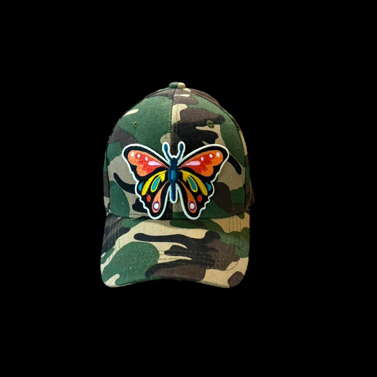 Other Custom baseball cap camouflage butterfly hat Size ONE SIZE - 6 Thumbnail
