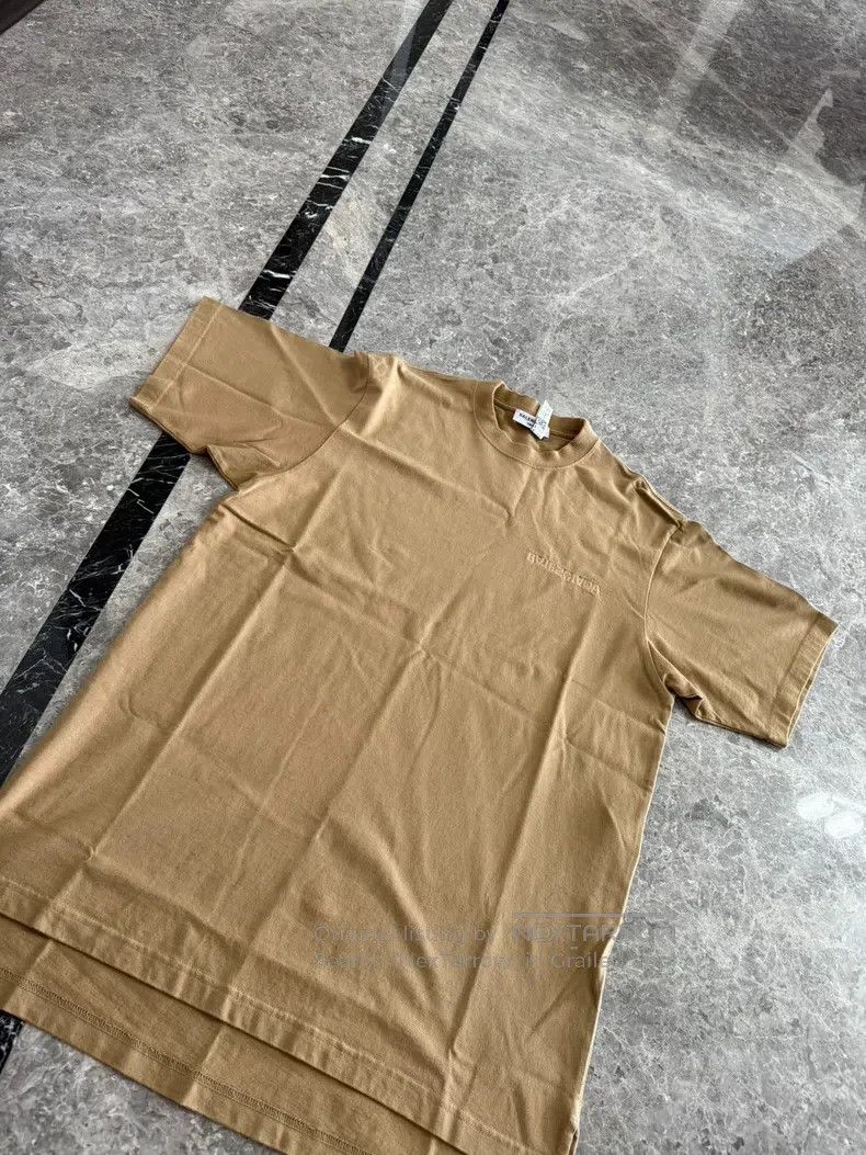 Balenciaga Balenciaga Reversed Logo Letter Embroidered Short Sleeve S Size US S / EU 44-46 / 1 - 4 Thumbnail