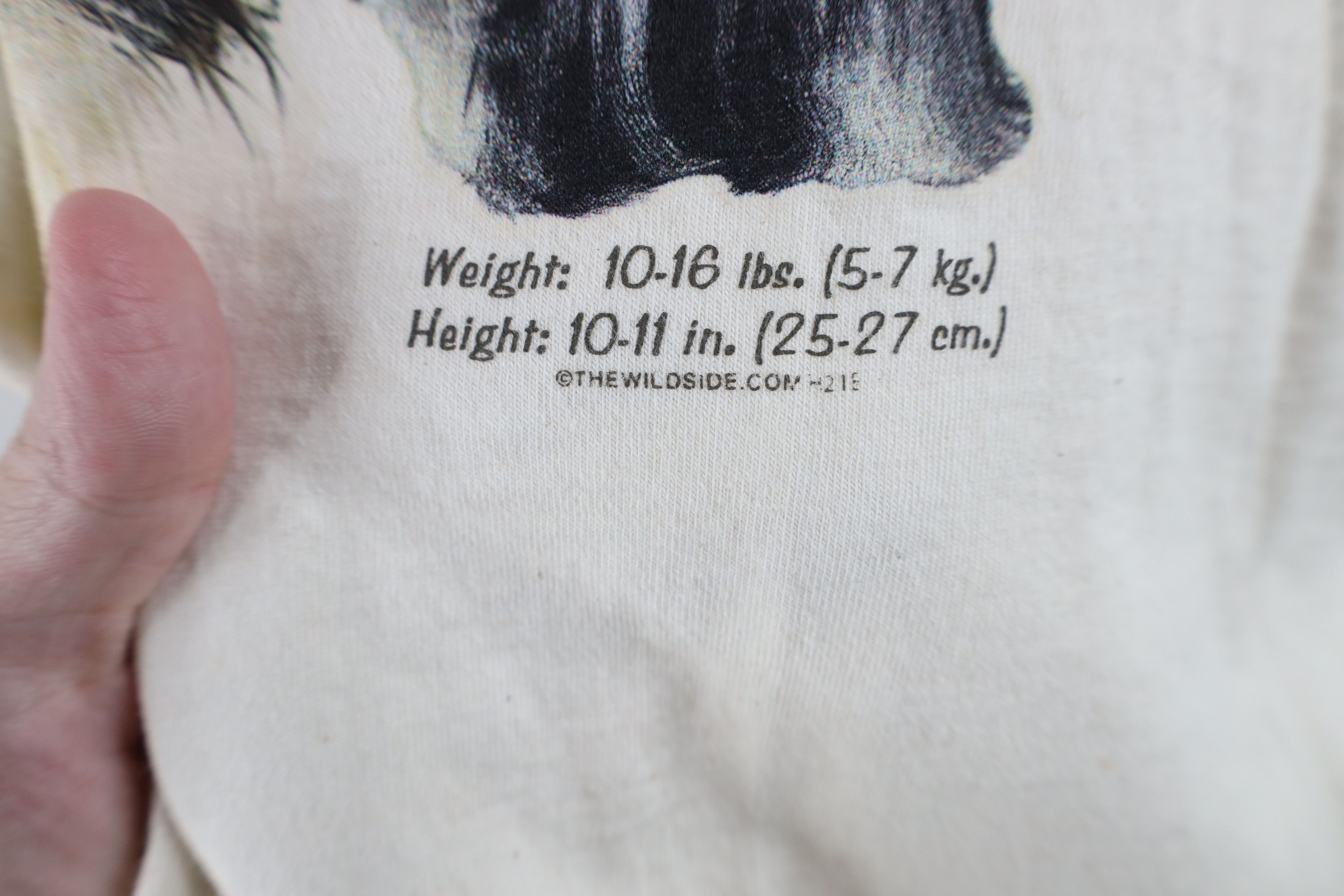 Vintage Vintage 90s Streetwear Dog Puppy Short Sleeve T-Shirt Beige Size XL / US 12-14 / IT 48-50 - 7 Thumbnail