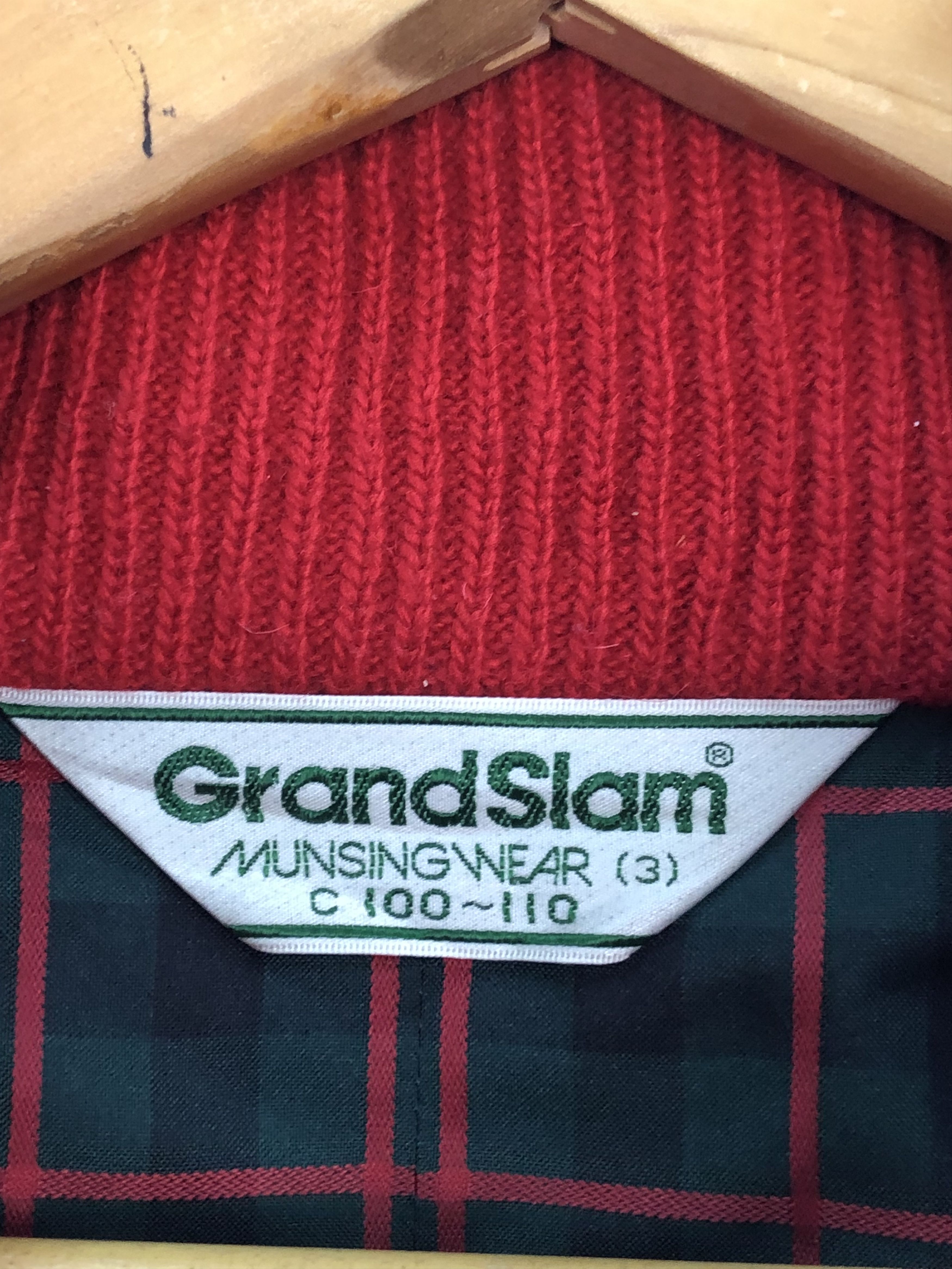 Grand Slam Vintage 90s Grandslam Varsity Jacket Red J0160 Size US L / EU 52-54 / 3 - 6 Thumbnail
