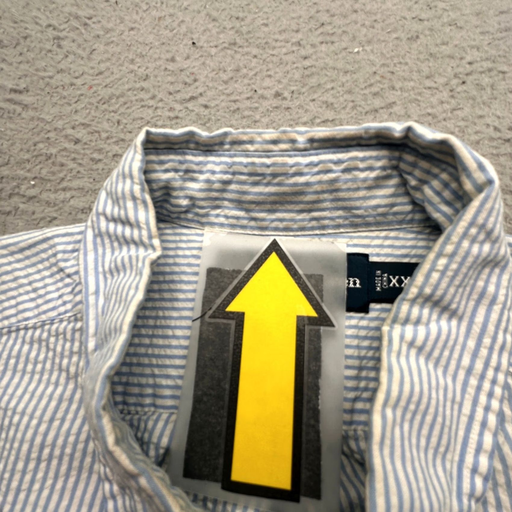Ralph Lauren Ralph Lauren Button-Up Shirt Mens 2XL Short Sleeve Pinstripe Blue Classic Fit Polo Pony Striped Casual Formal Travel Men Size US XXL / EU 58 / 5 - 7 Thumbnail