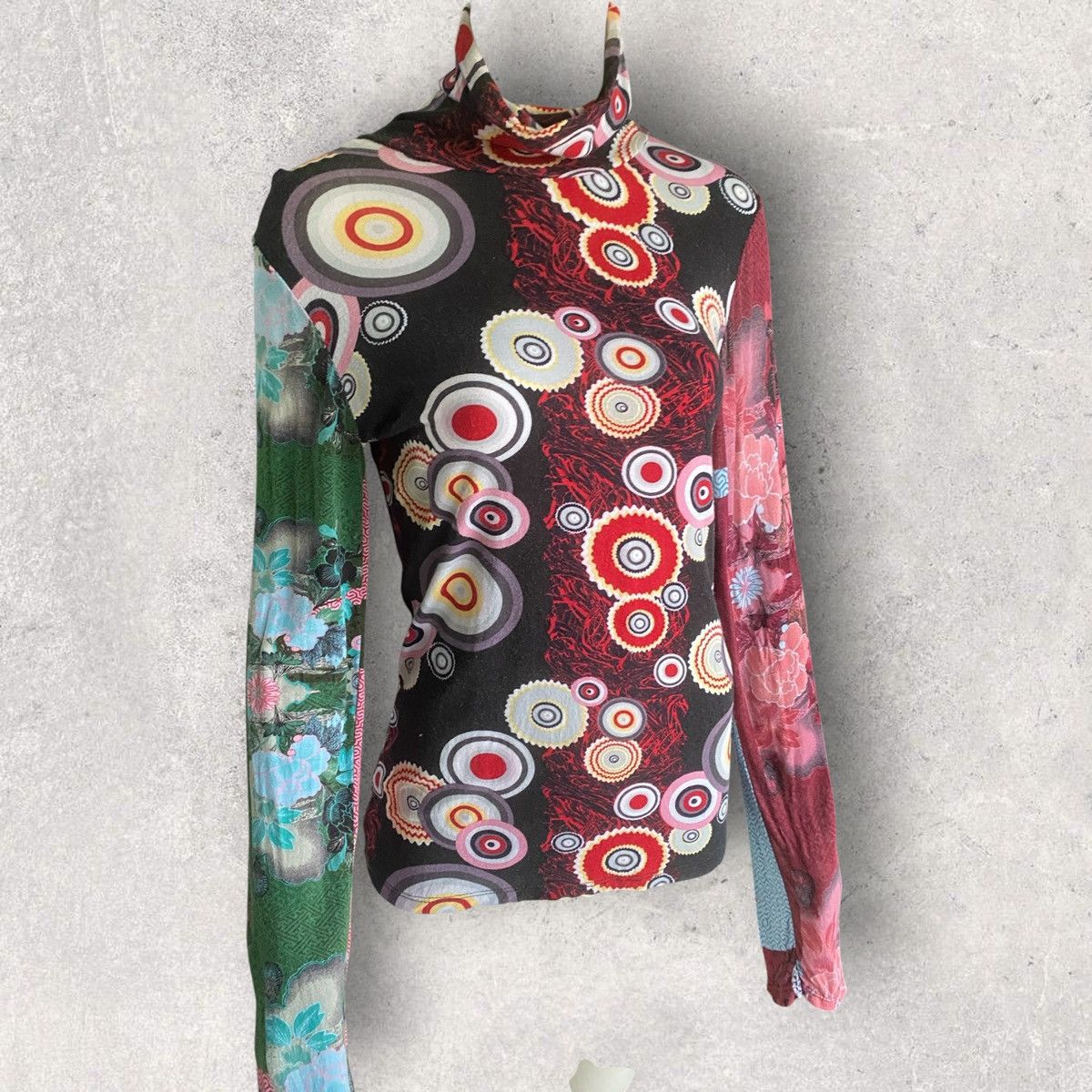Gucci Gucci Psychedelic Print Turtle Neck L/S Size S / US 4 / IT 40 - 4 Thumbnail