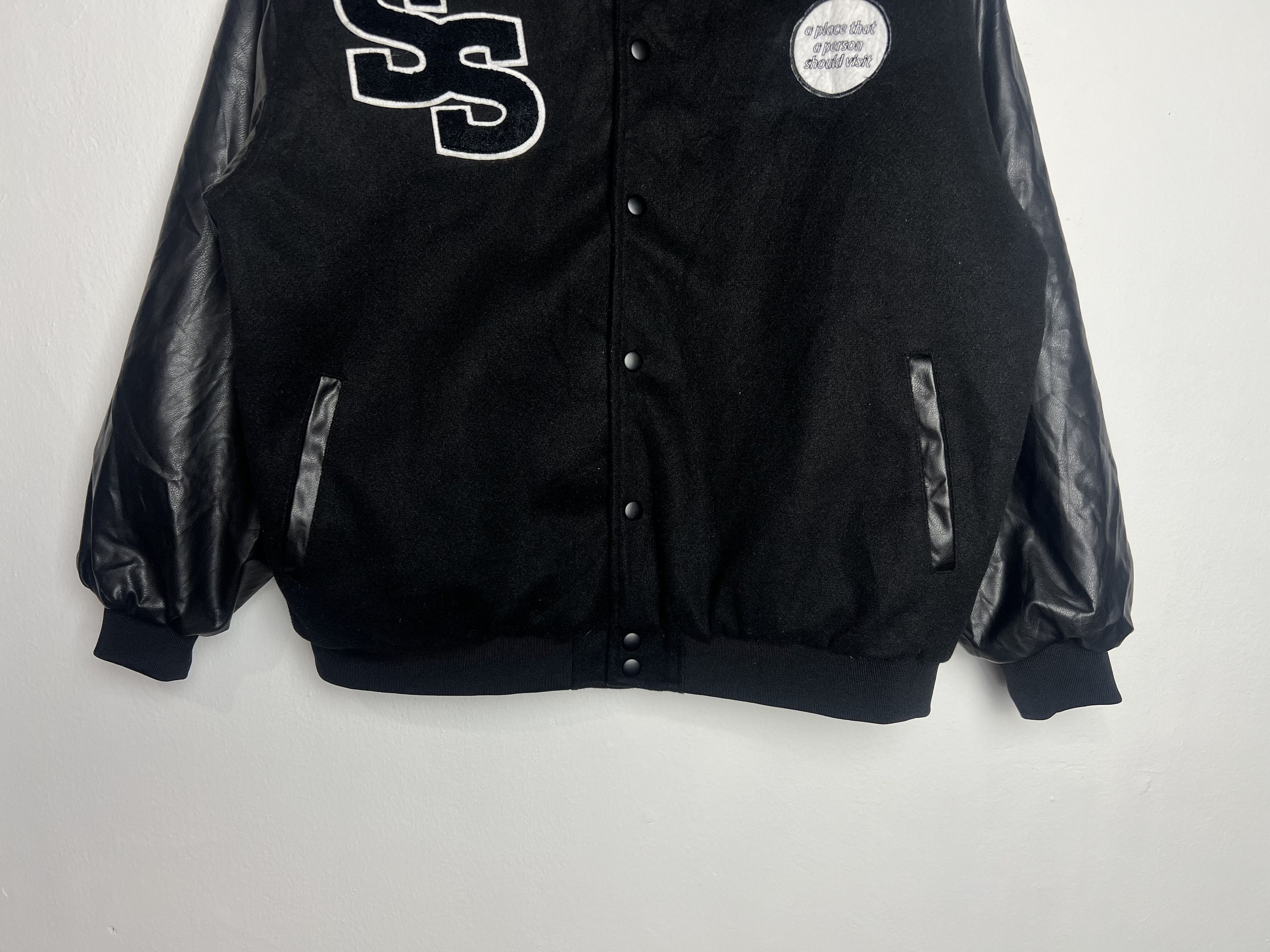 Seditionaries BLACK VARSITY JACKET WITH PATCHES Size US L / EU 52-54 / 3 - 5 Thumbnail