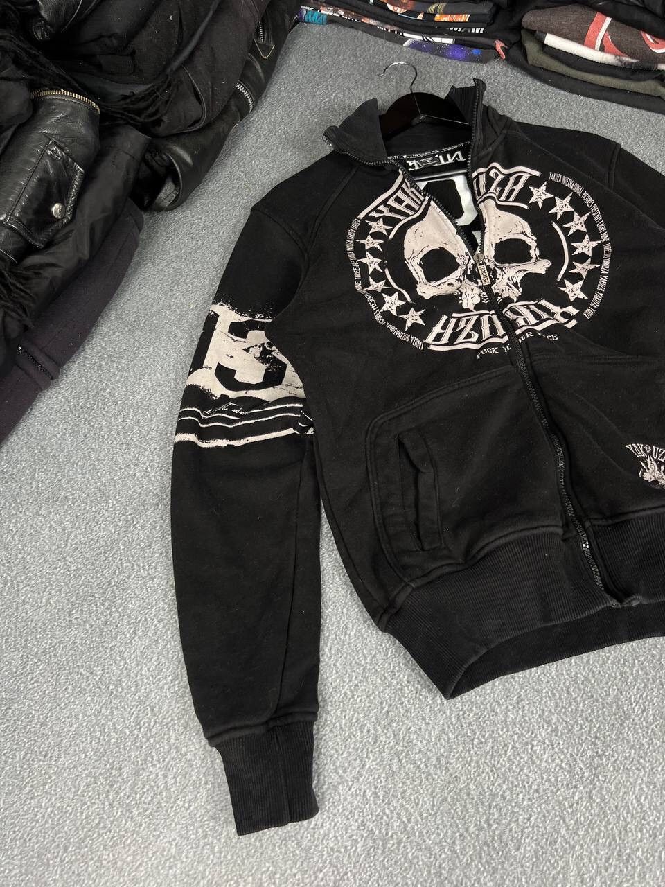 Affliction Affliction Style Grunge Cyber Skull Zip Sweatshirt Size US M / EU 48-50 / 2 - 5 Thumbnail