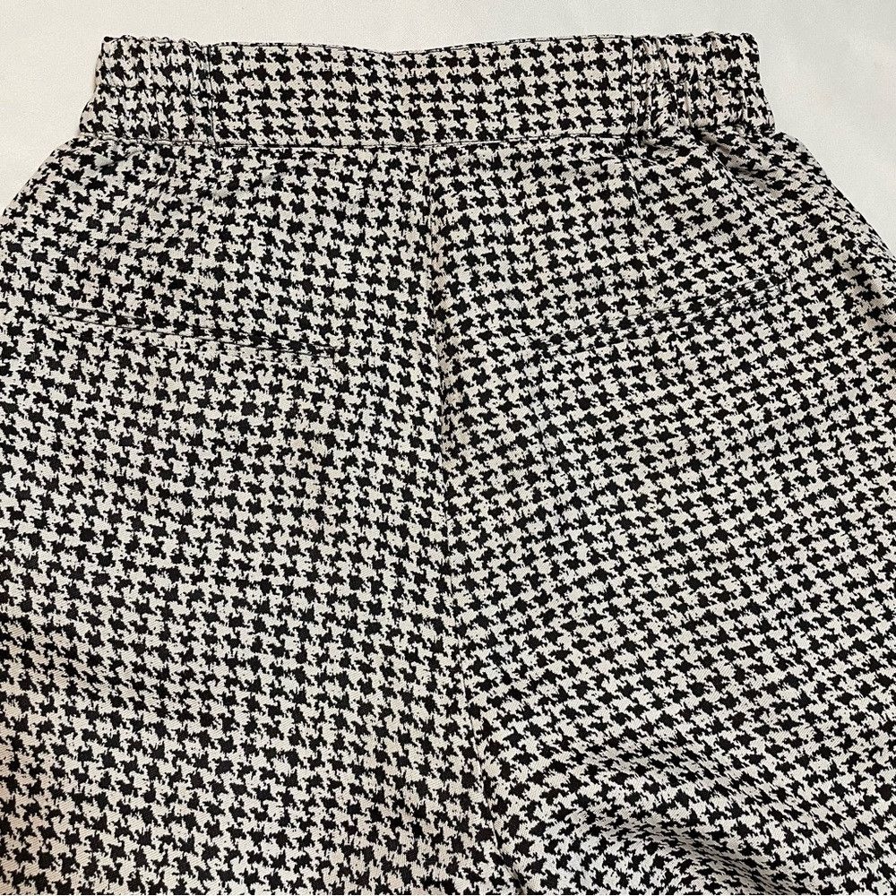 Other NWT New Vivienne Hu Pleated Houndstooth Patterned Pants Siz Size 28" / US 6 / IT 42 - 8 Thumbnail