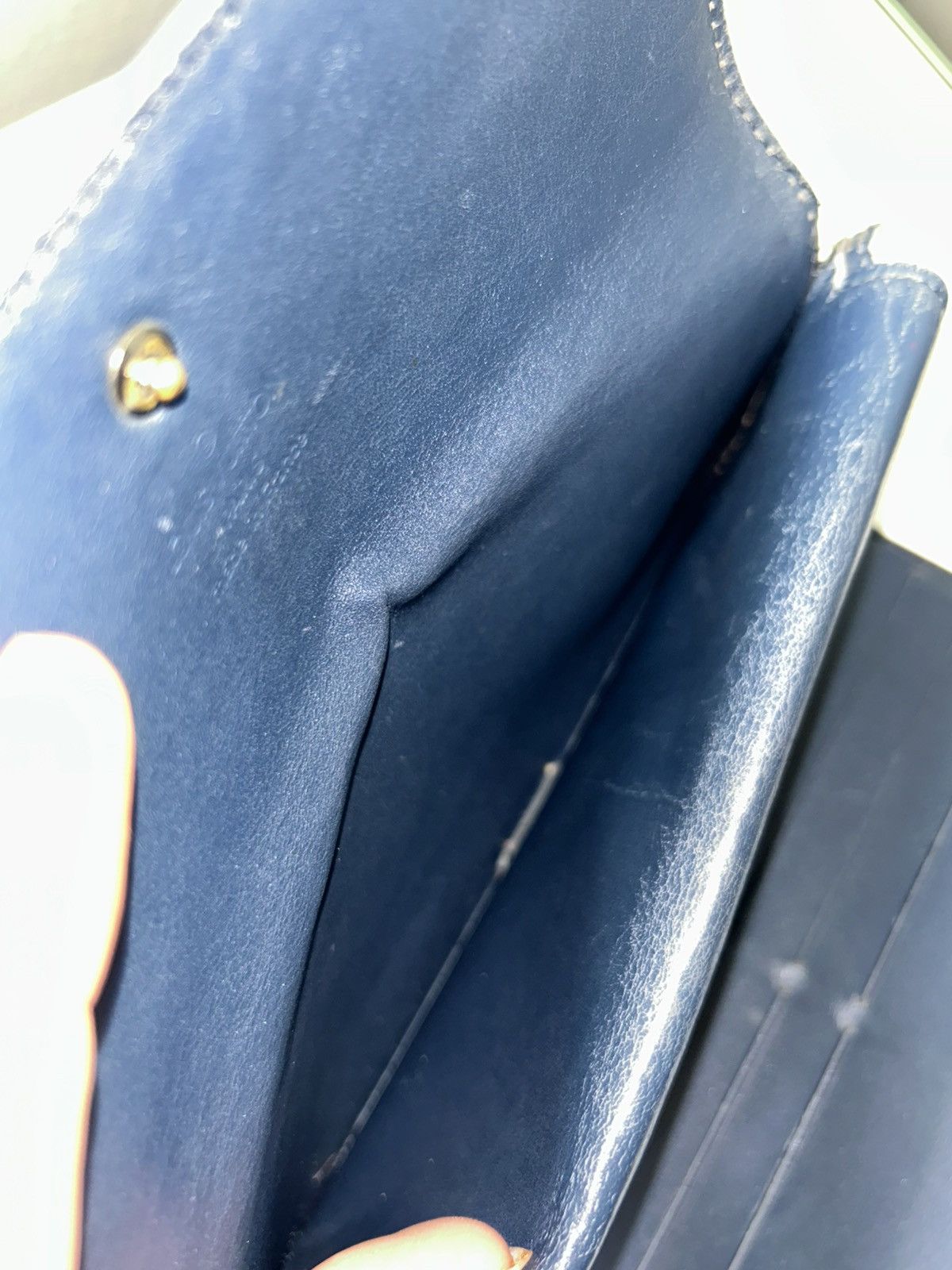 Louis Vuitton Louis Vuitton Gray Vernis Mat Porte Tresor Int’l Wallet Size ONE SIZE - 5 Thumbnail