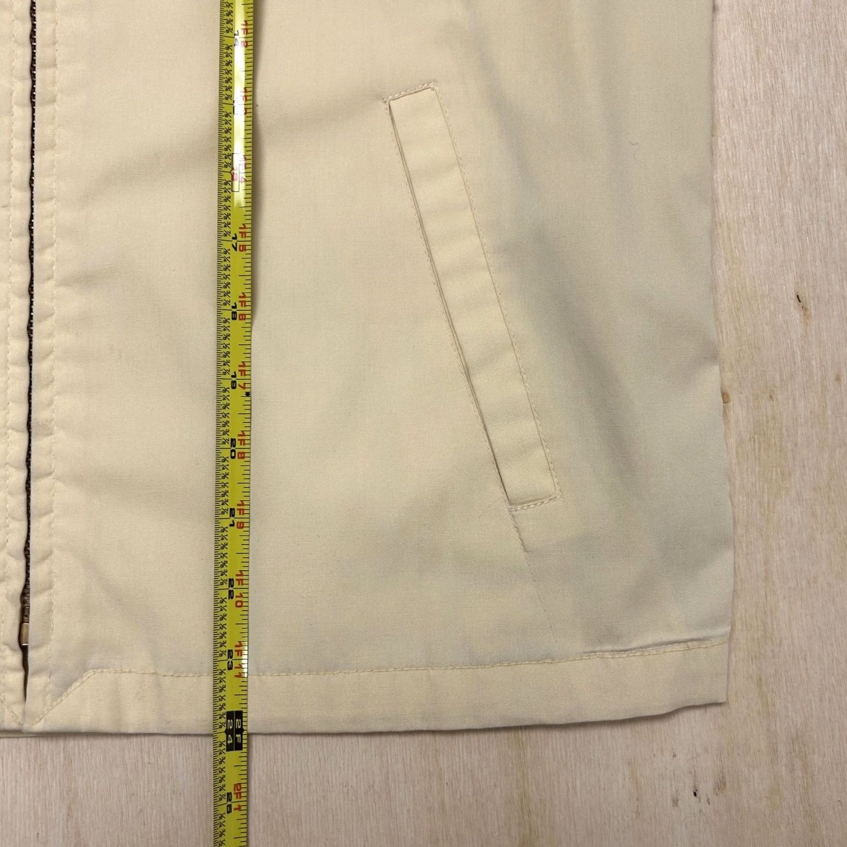 London Fog VINTAGE London Fog Jacket Mens 38 Yellow Microfiber Windbreaker Full Zip Lined Size US XXS / EU 40 - 7 Thumbnail