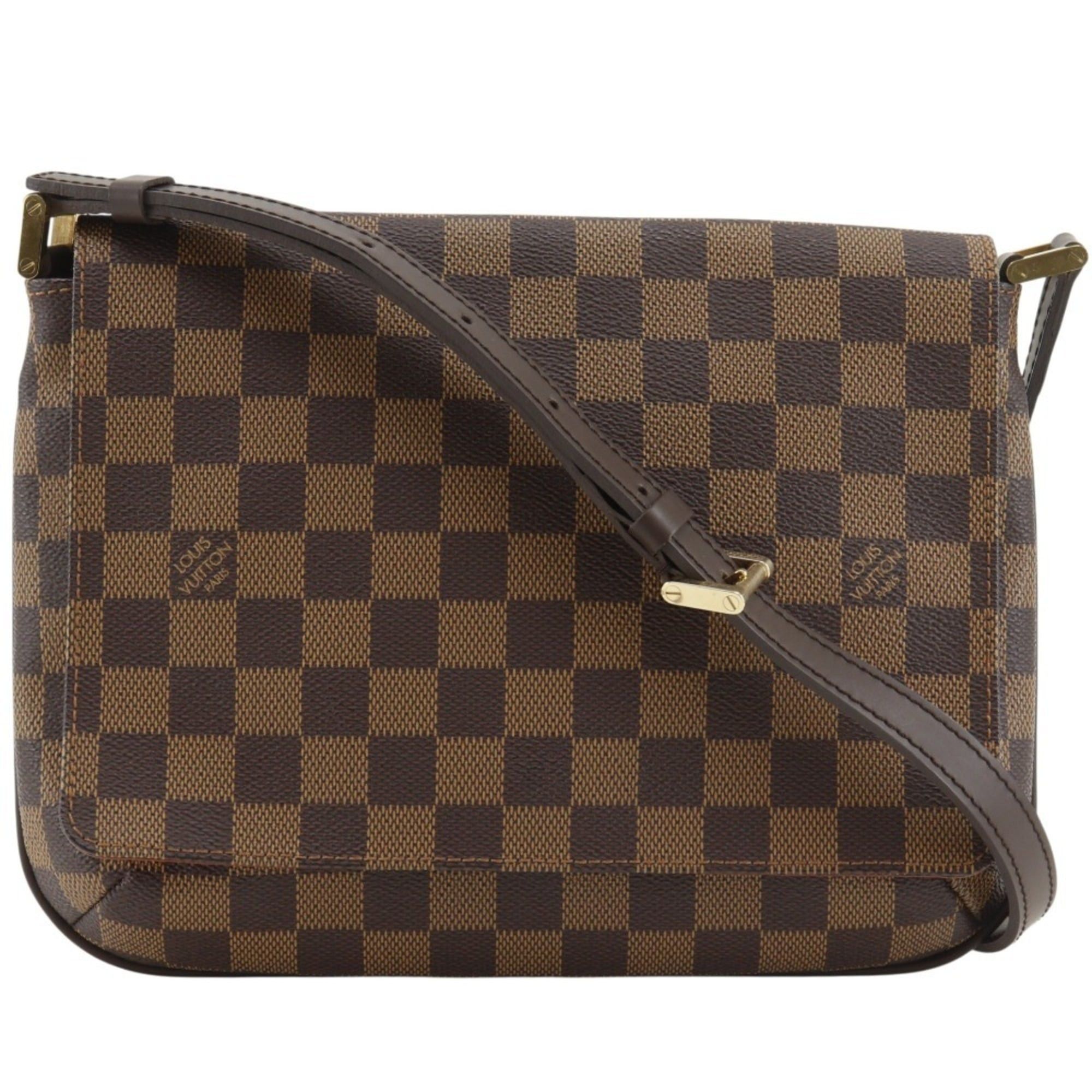Louis Vuitton Louis Vuitton Musette Tango Short Shoulder Bag N51255 Damier Canvas 2004 Brown LM0034 A5 Muse short Women's Size ONE SIZE - 1 Thumbnail