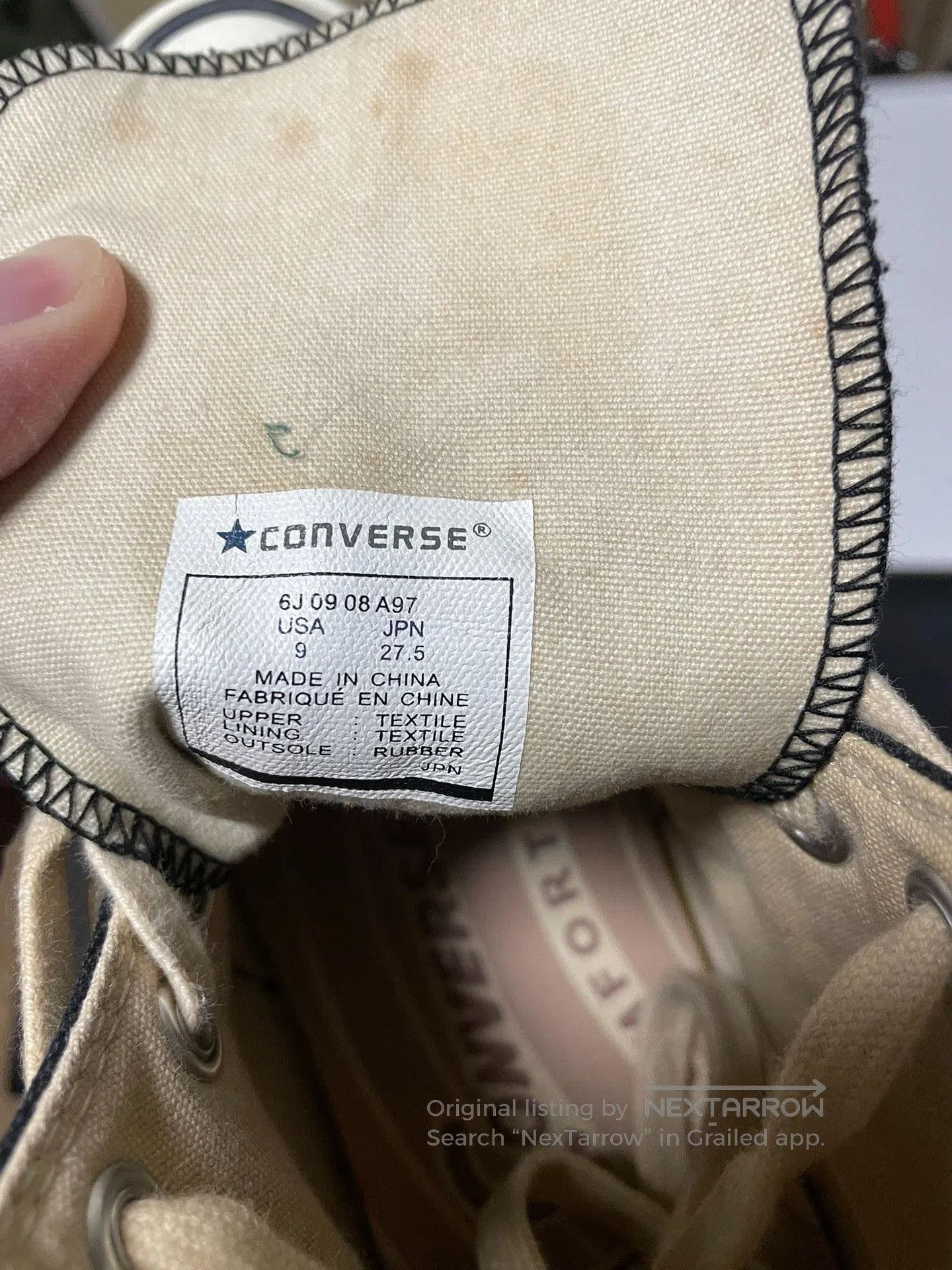 Converse Converse Addict 6J Black High Top. Size US 9 / EU 42 - 4 Thumbnail