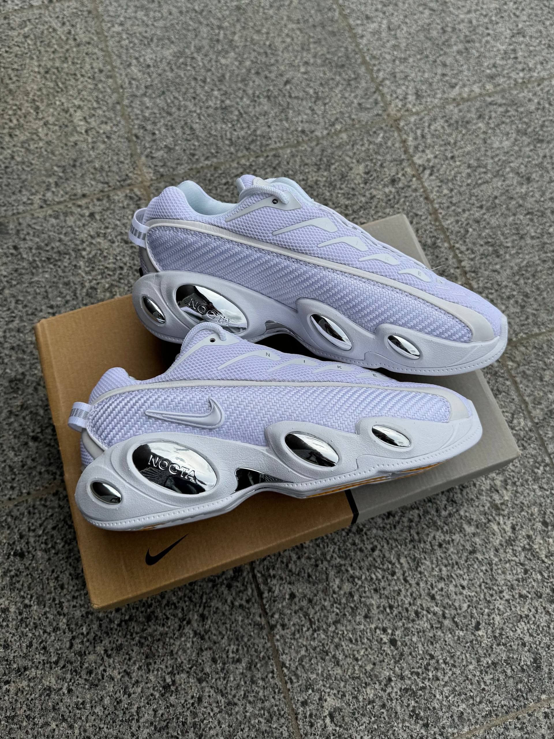 NOCTA × Nike Nike x Nocta Glide Triple White Drake Air DM0879-100 Size US 8 / EU 41 - 11 Thumbnail