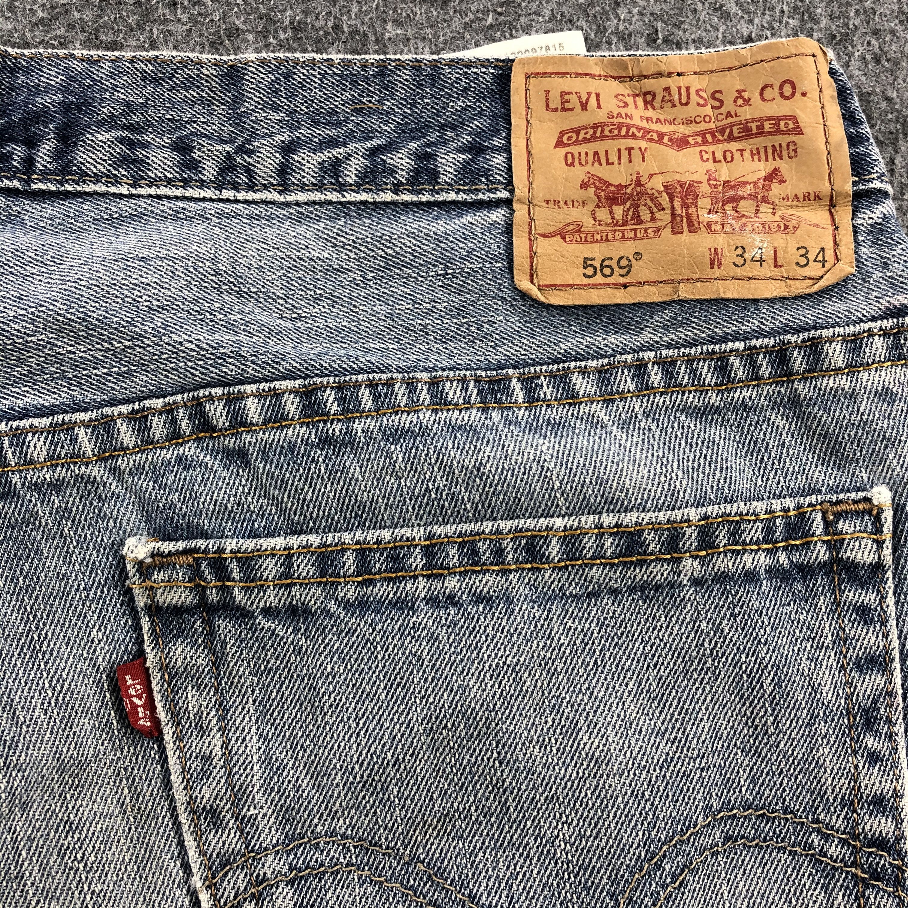 Levi's × Vintage Vintage Levis 569 Jeans-JM1053 Size US 36 / EU 52 - 6 Thumbnail