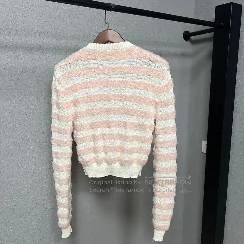 Balmain Balmain Pink Wool Women's Cardigan L Size . Size L / US 10 / IT 46 - 2 Thumbnail