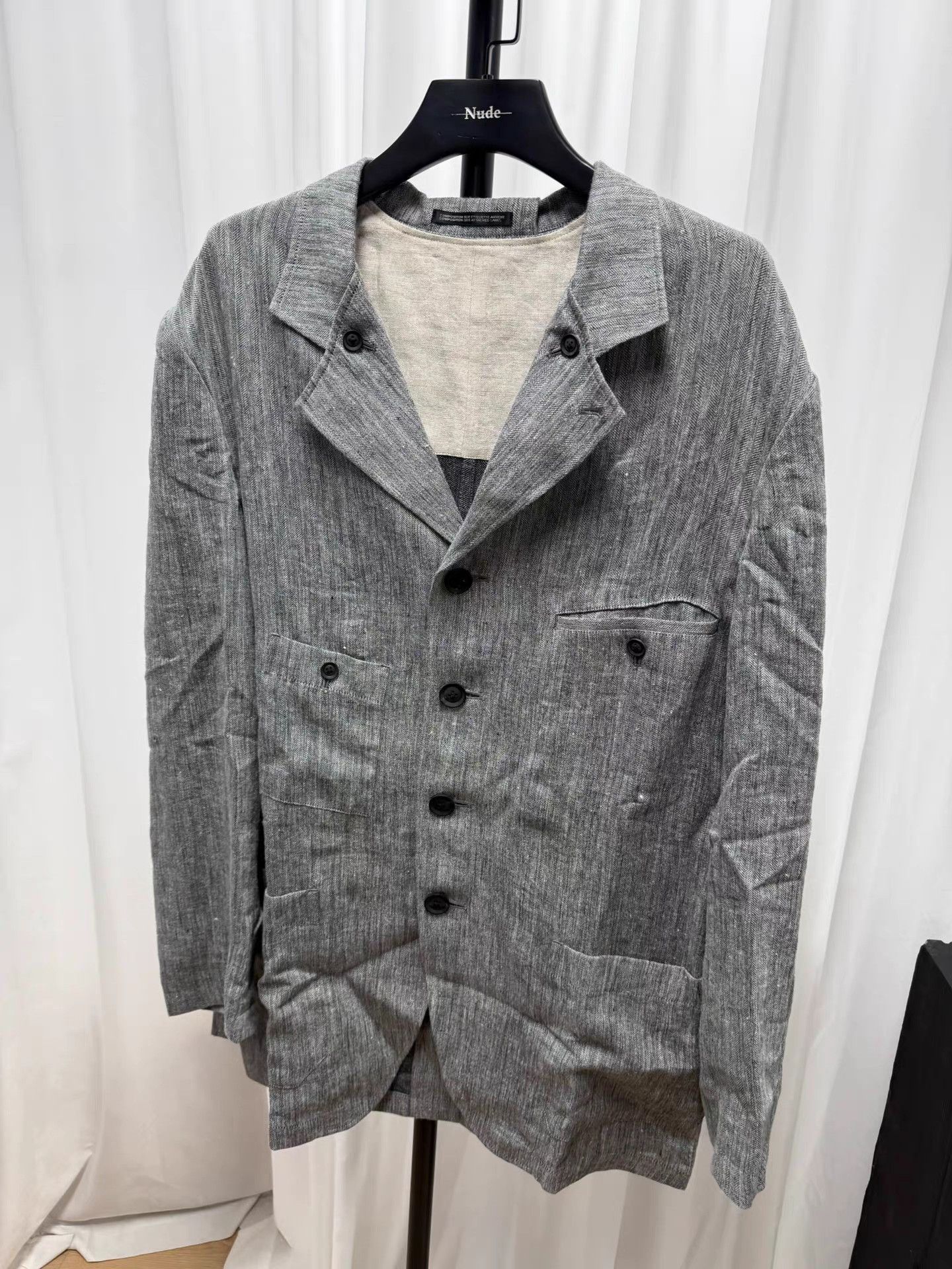 Yohji Yamamoto Yohji Yamamoto Pour Homme Buttoned Coat K20 Size US L / EU 52-54 / 3 - 1 Thumbnail