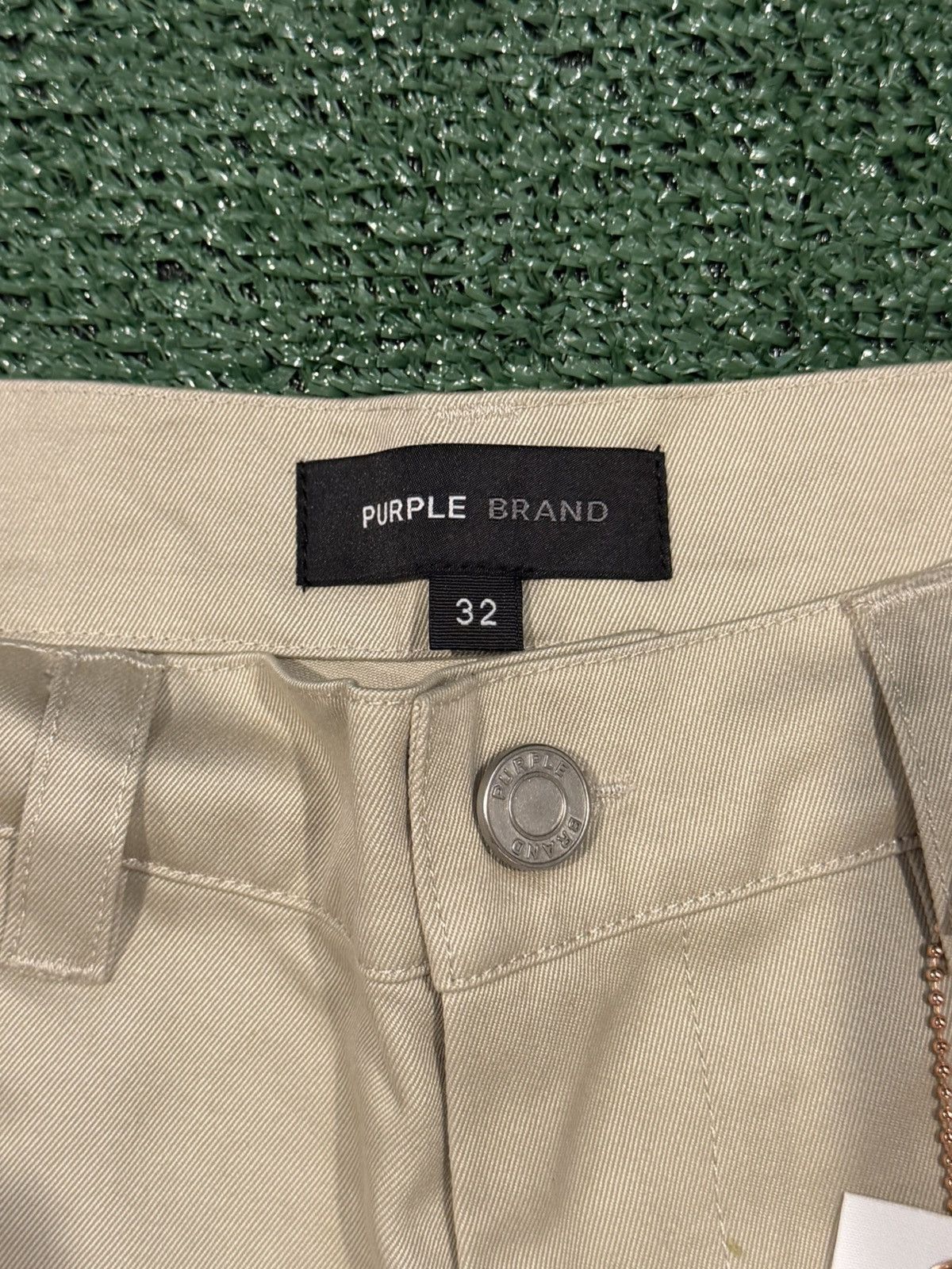 Purple Purple Khaki Pants Size 32 (NWT) Size US 32 / EU 48 - 4 Thumbnail