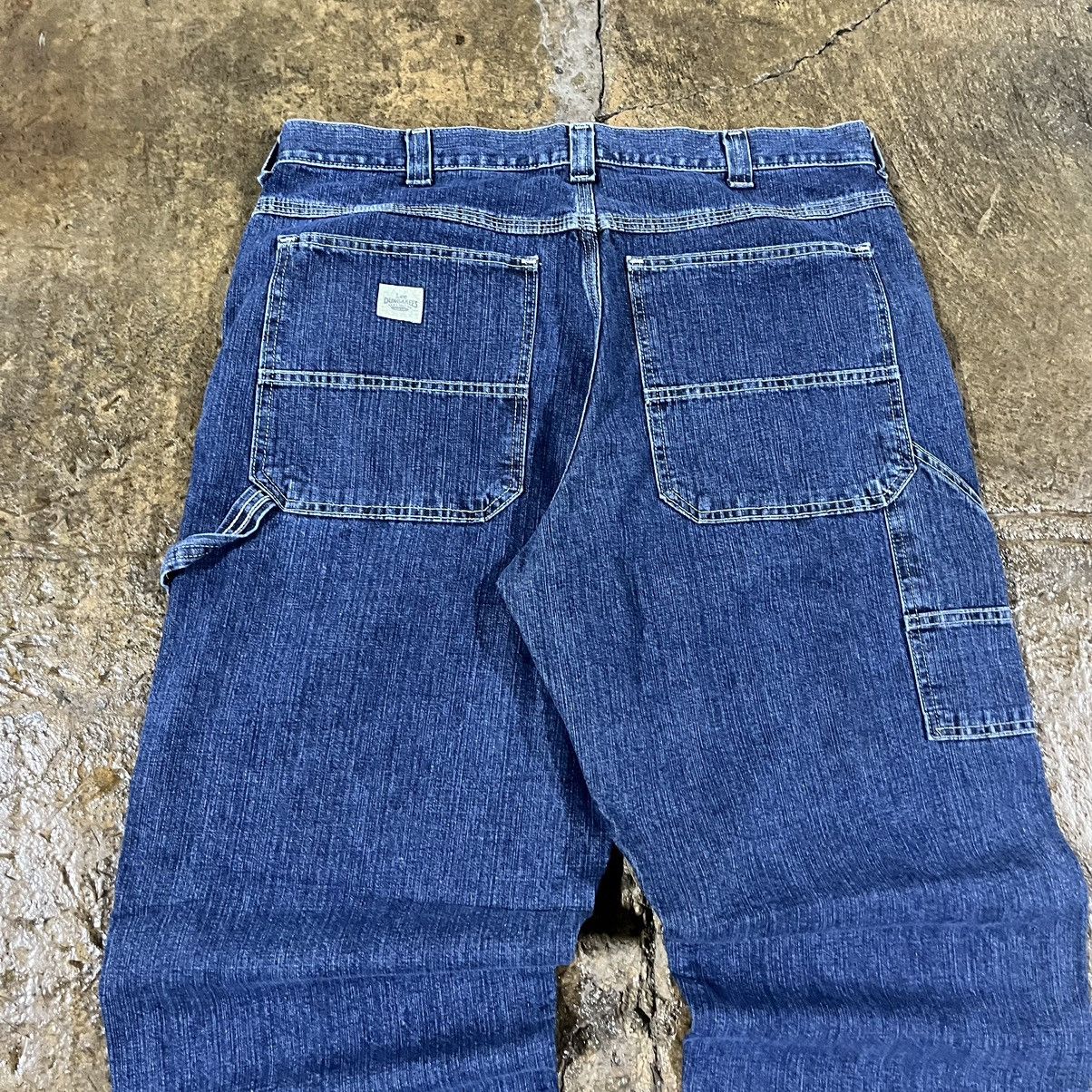 Carhartt × Lee × Vintage Crazy Carhartt Style Lee Carpenter Jeans Wide Leg Workwear Size US 38 / EU 54 - 3 Thumbnail