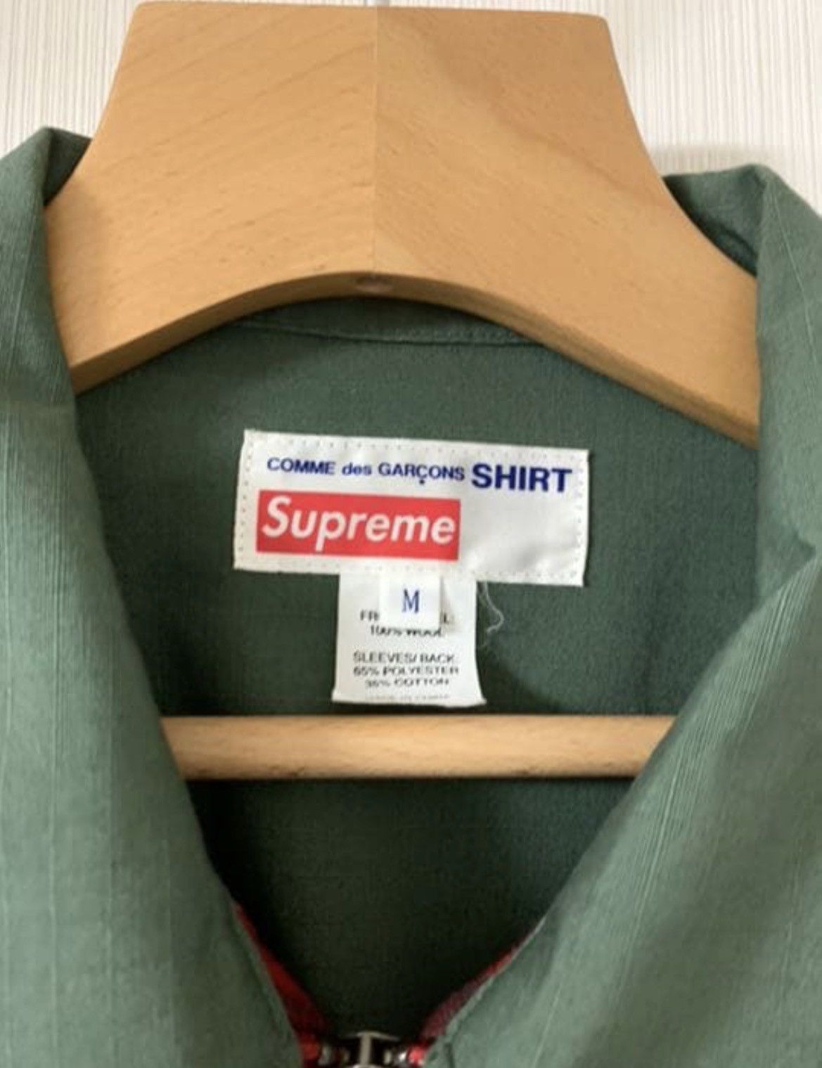Comme des Garcons SHIRT × Supreme supreme comme des garcon jacket Size US M / EU 48-50 / 2 - 3 Thumbnail