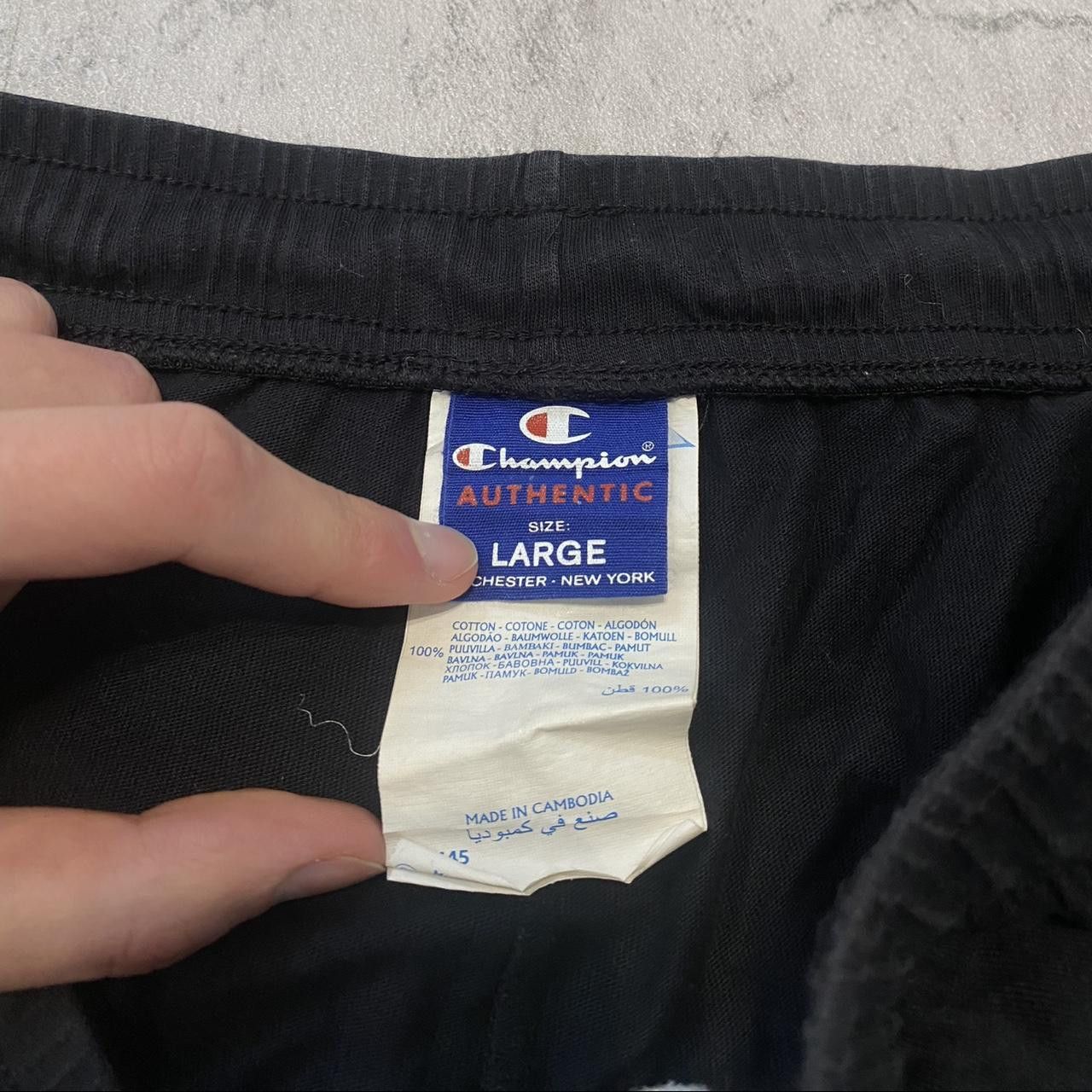 Champion Black Champion sportswear summer vacation rap Size US L / EU 52-54 / 3 - 4 Thumbnail