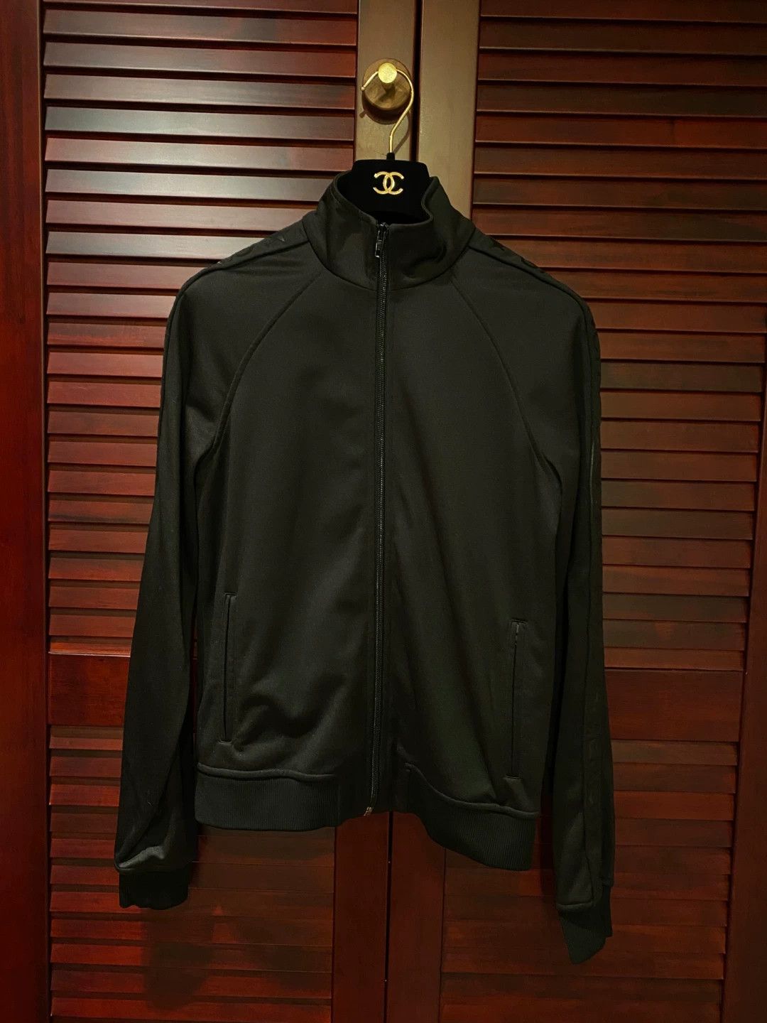 Givenchy Givenchy Black Athletic Zip Jacket for Women Size XS / US 0-2 / IT 36-38 - 1 Thumbnail