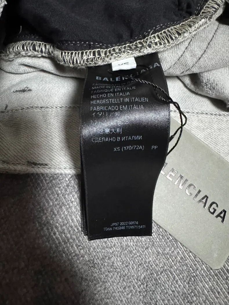 Balenciaga Balenciaga size XS Ripped Super Big Destroyed Denim Pants Size US 27 - 4 Thumbnail
