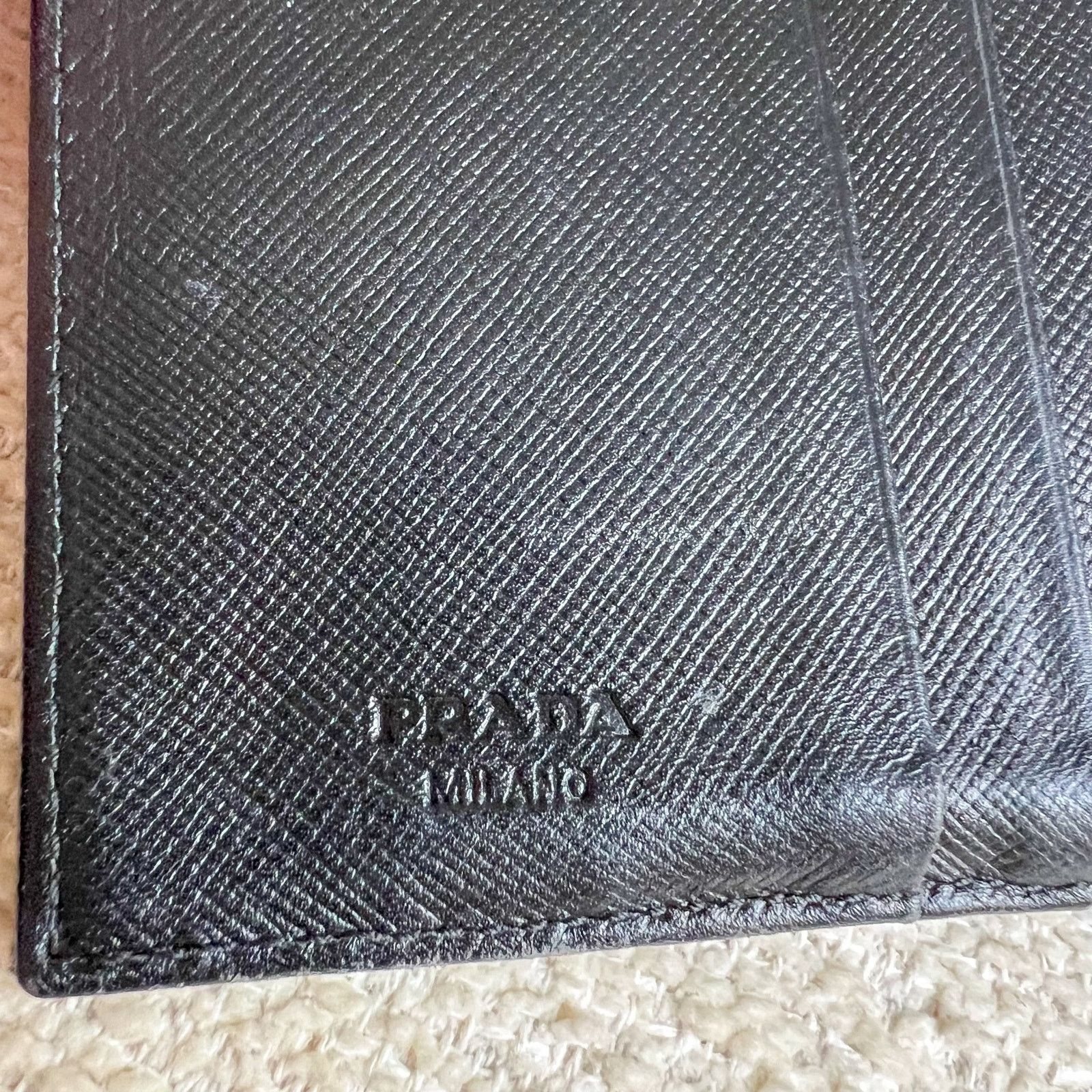 Prada PRADA Trifold Black Nylon and Leather Wallet Size ONE SIZE - 9 Thumbnail