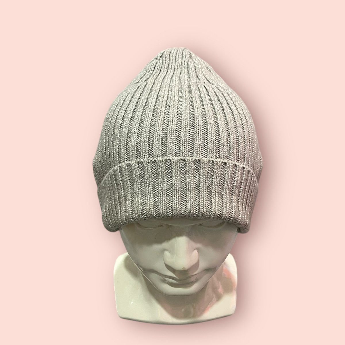 Japanese Brand × Jun Takahashi × Uniqlo UNIQLO KNITTED CUFFED COTTON BEANIE Size ONE SIZE - 8 Thumbnail