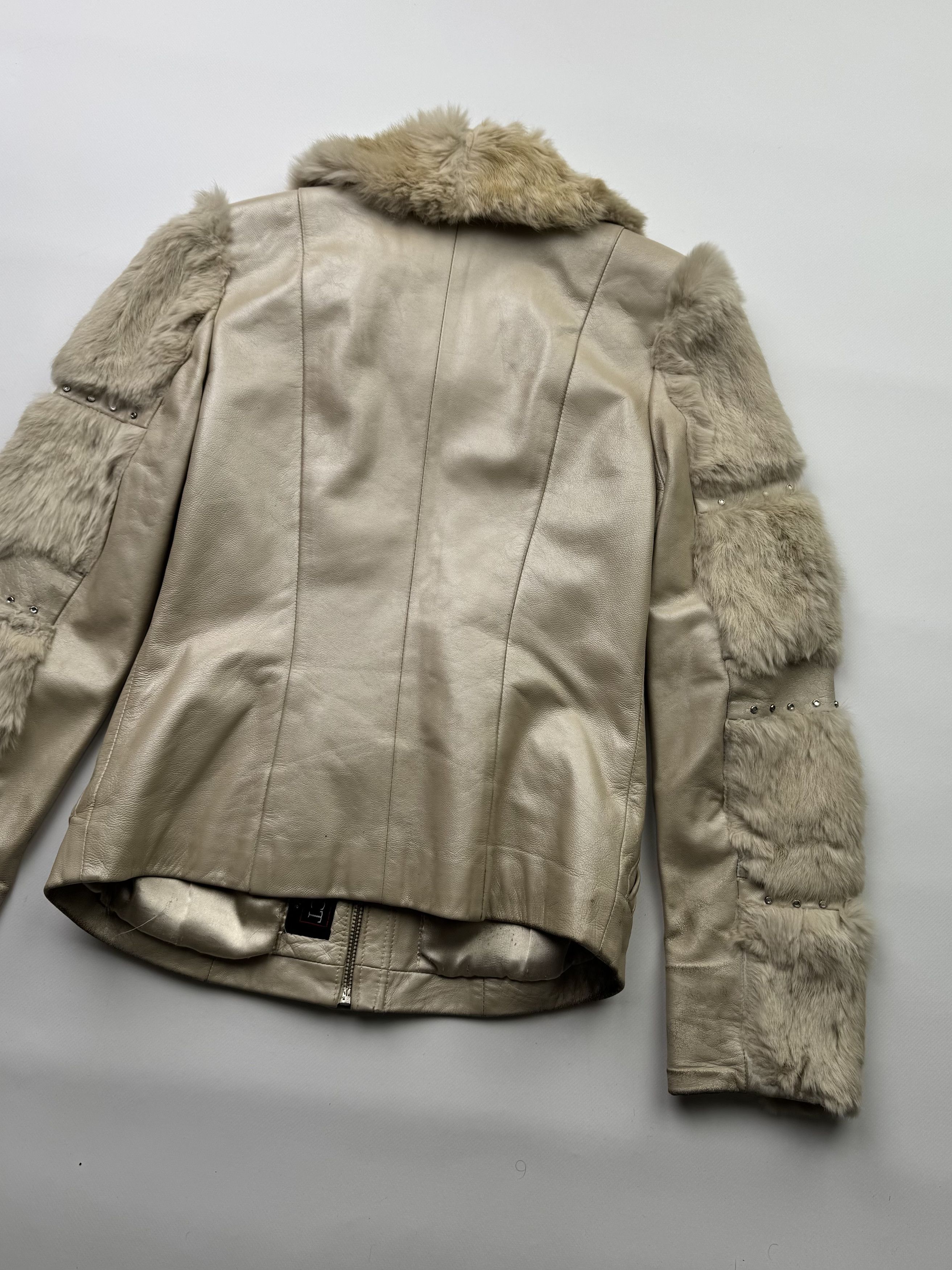 Vintage Vintage Real Fur/Leather Cropped Jacket B562(V355)E2 Size S / US 4 / IT 40 - 21 Thumbnail