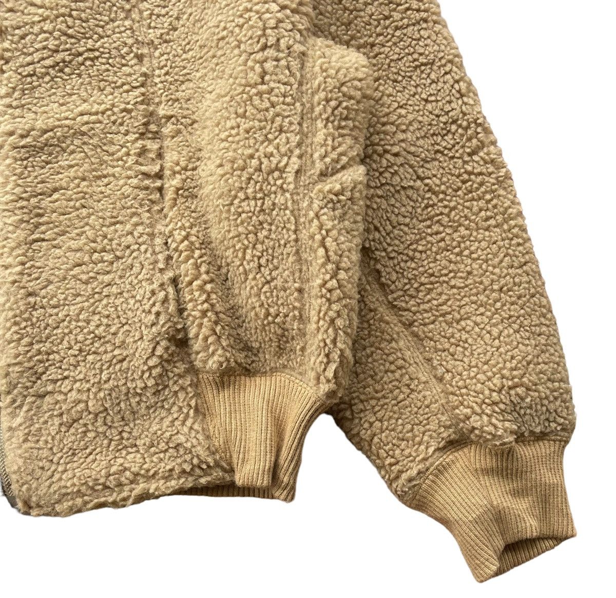 Lemaire × Uniqlo Vintage Lemaire X Uniqlo Sherpa Fleece Turtleneck Jacket Size US L / EU 52-54 / 3 - 3 Thumbnail