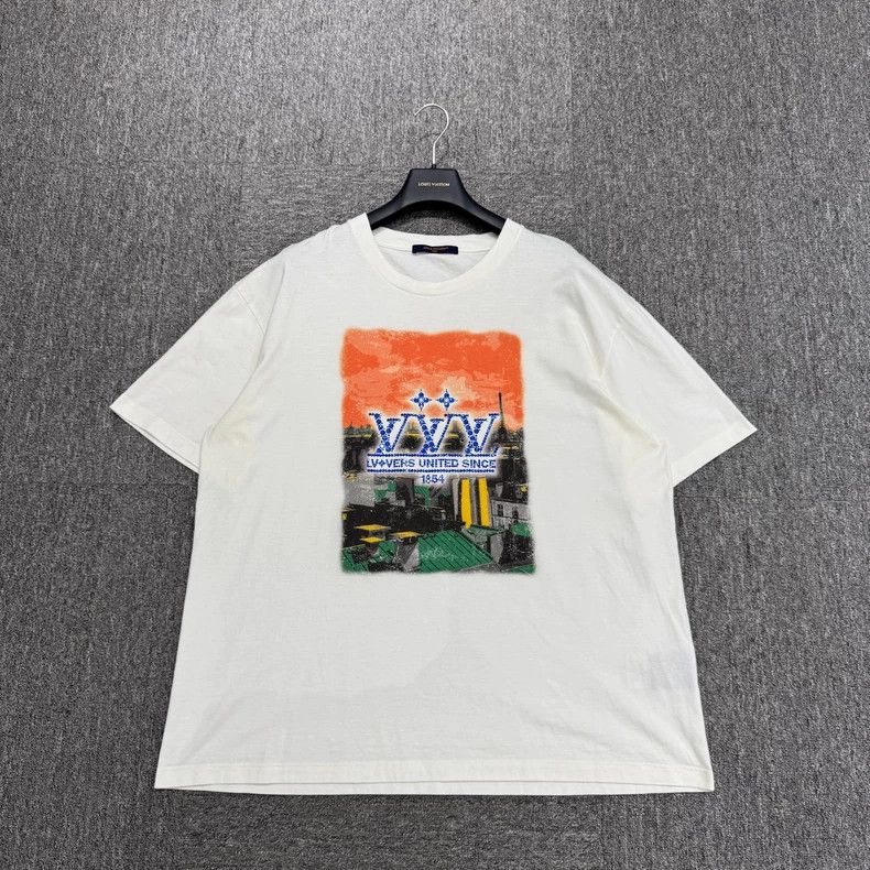 Louis Vuitton Louis Vuitton Sunset Rhinestone Short Sleeve Tee Size US XL / EU 56 / 4 - 1 Thumbnail