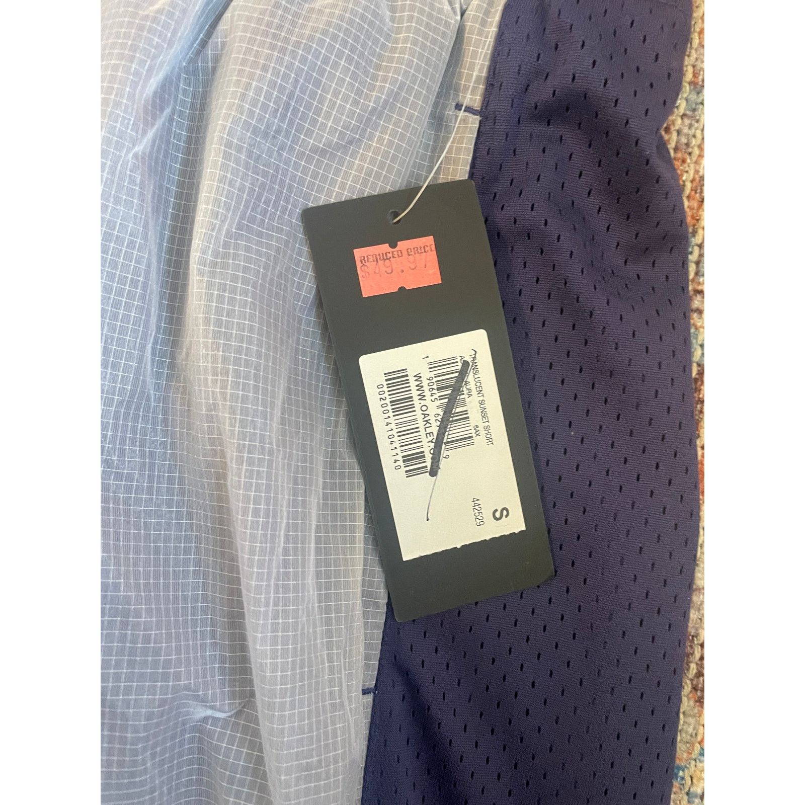 Oakley Oakley Men's Translucent Sunset Shorts Blue Gray Size S NWT Size US 32 / EU 48 - 3 Thumbnail