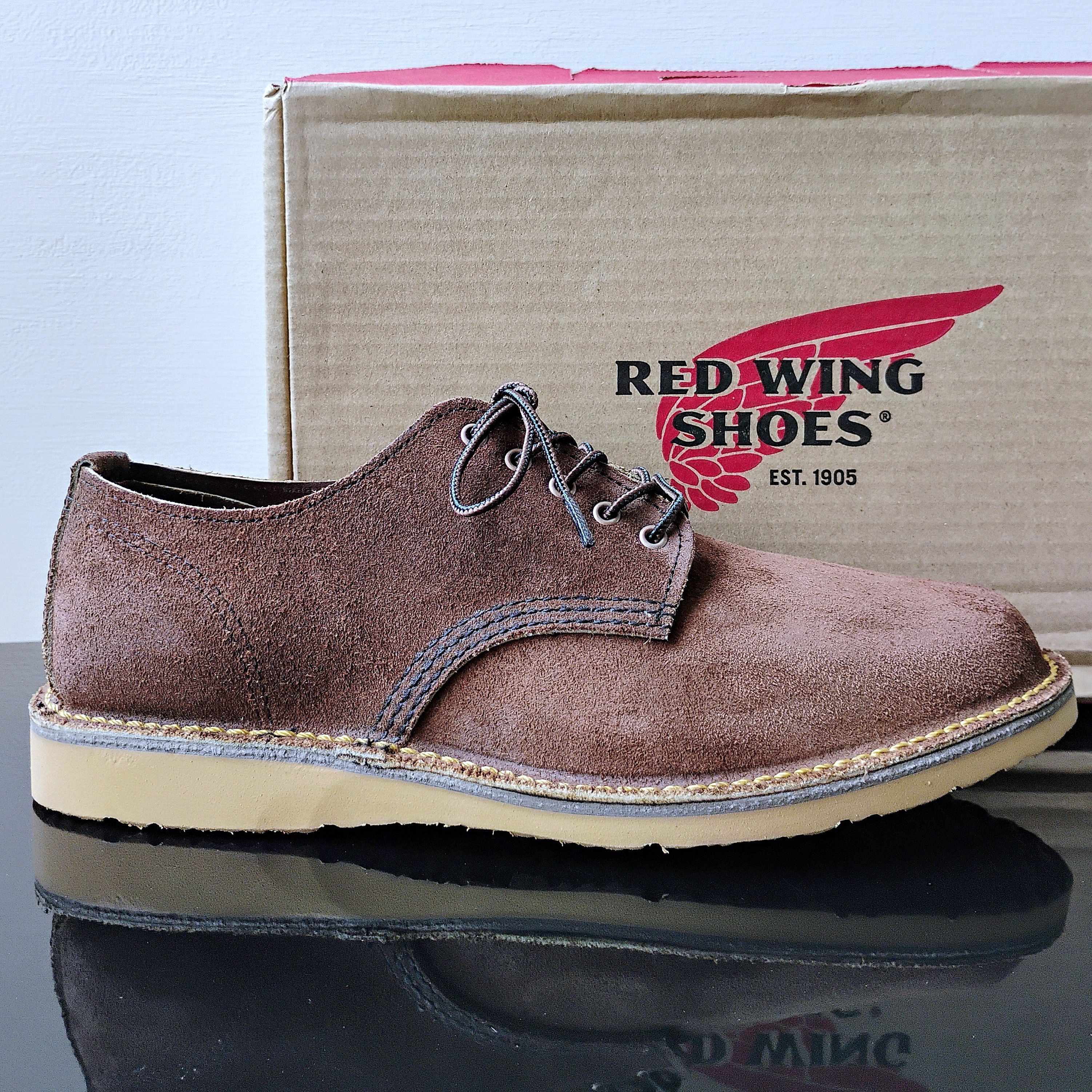 Red Wing レッドウィング 9112 POSTMAN OXFORD Men 9.0US Red Wing Postman Oxford/Dress Shoes/Blk/Suede/9112