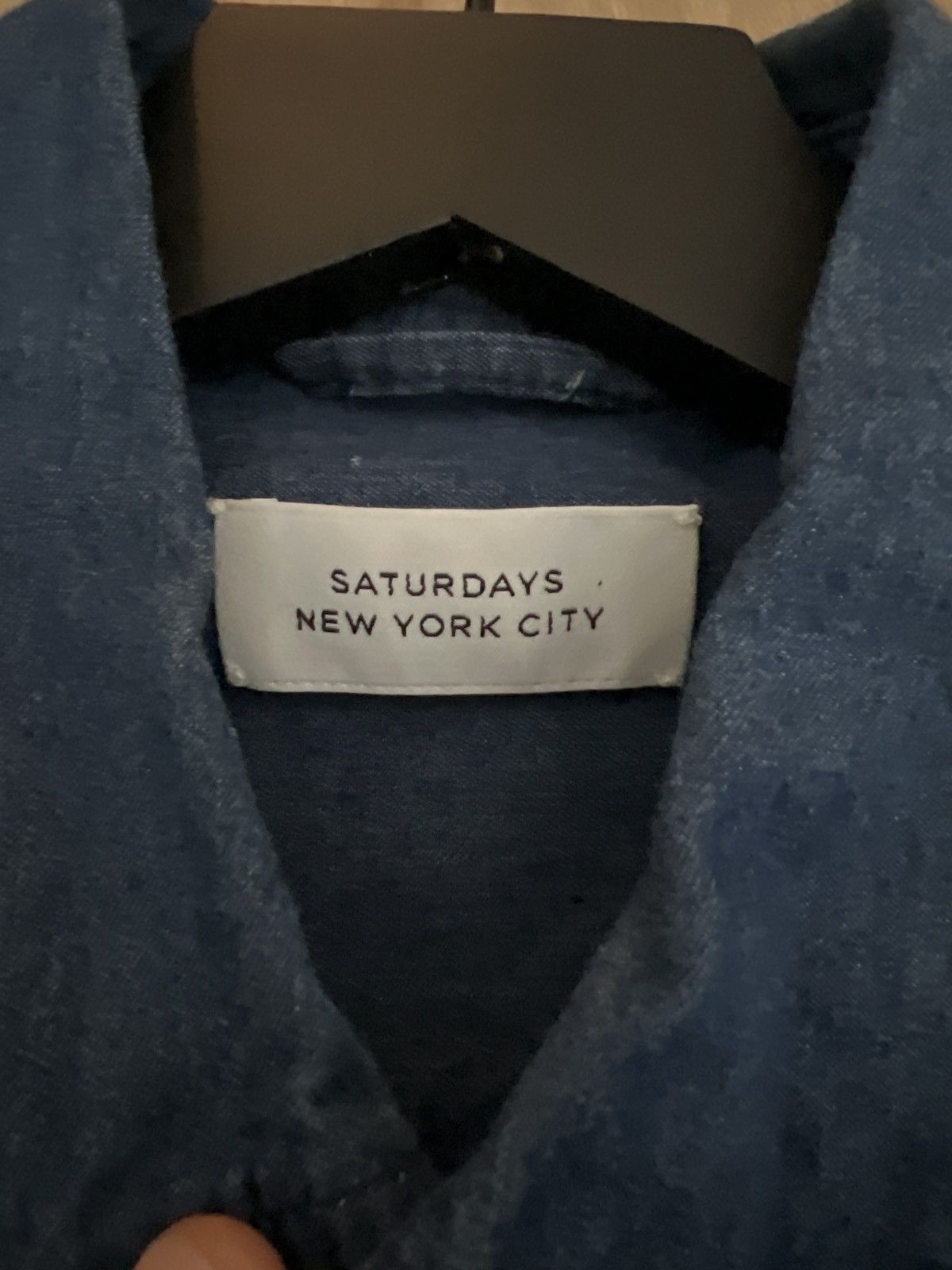 Saturdays NYC Saturdays NYC button up chambray blue Size US M / EU 48-50 / 2 - 3 Thumbnail