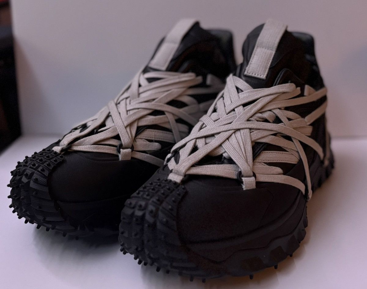 Moncler × Rick Owens Moncler × Rick Owens Trailgrip Megalace – Black Size US 13 / EU 46 - 4 Thumbnail