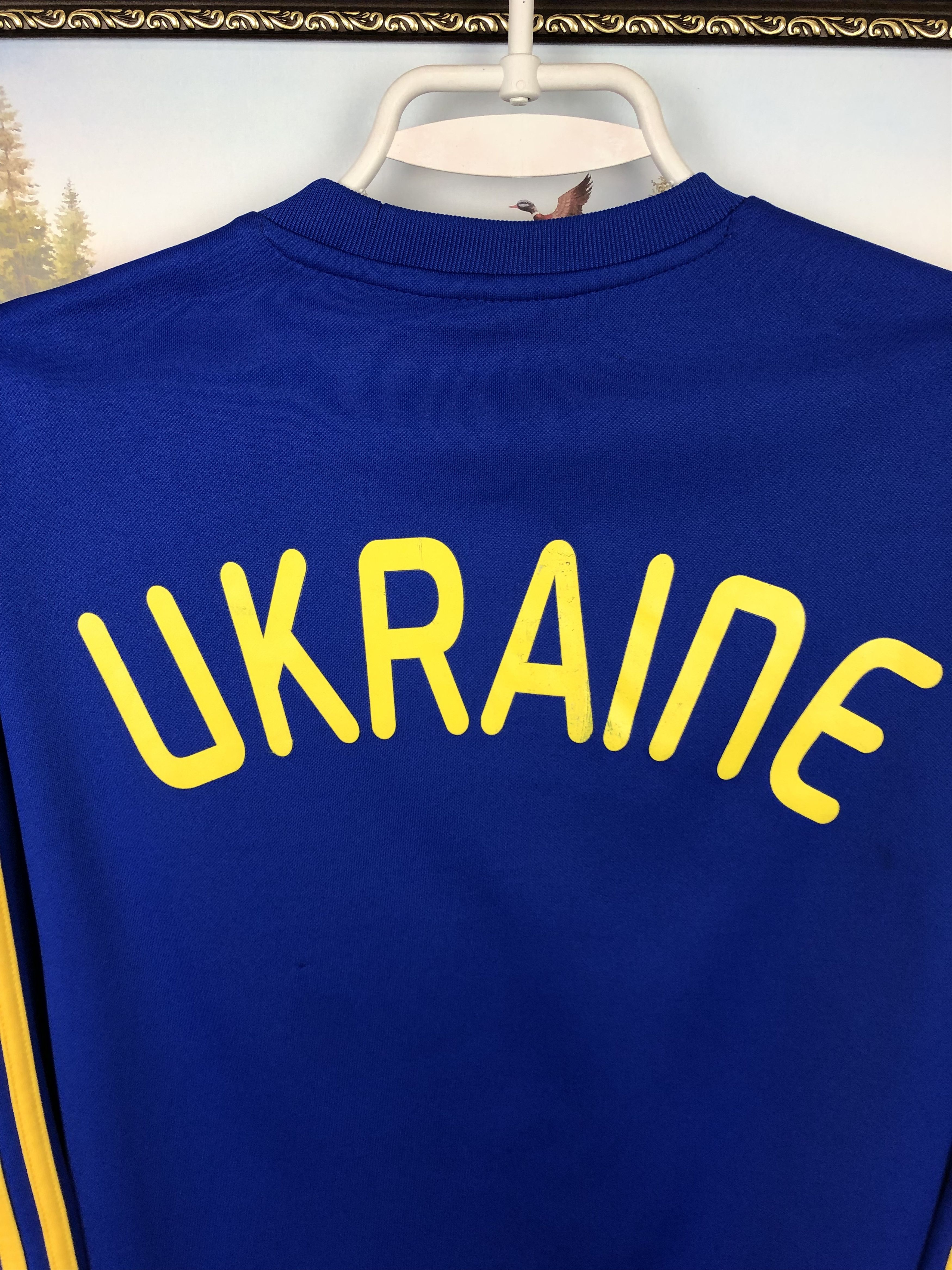 Adidas Vintage Adidas Ukraine Football Sweatshirt Women Soccer Size US M / EU 48-50 / 2 - 17 Thumbnail