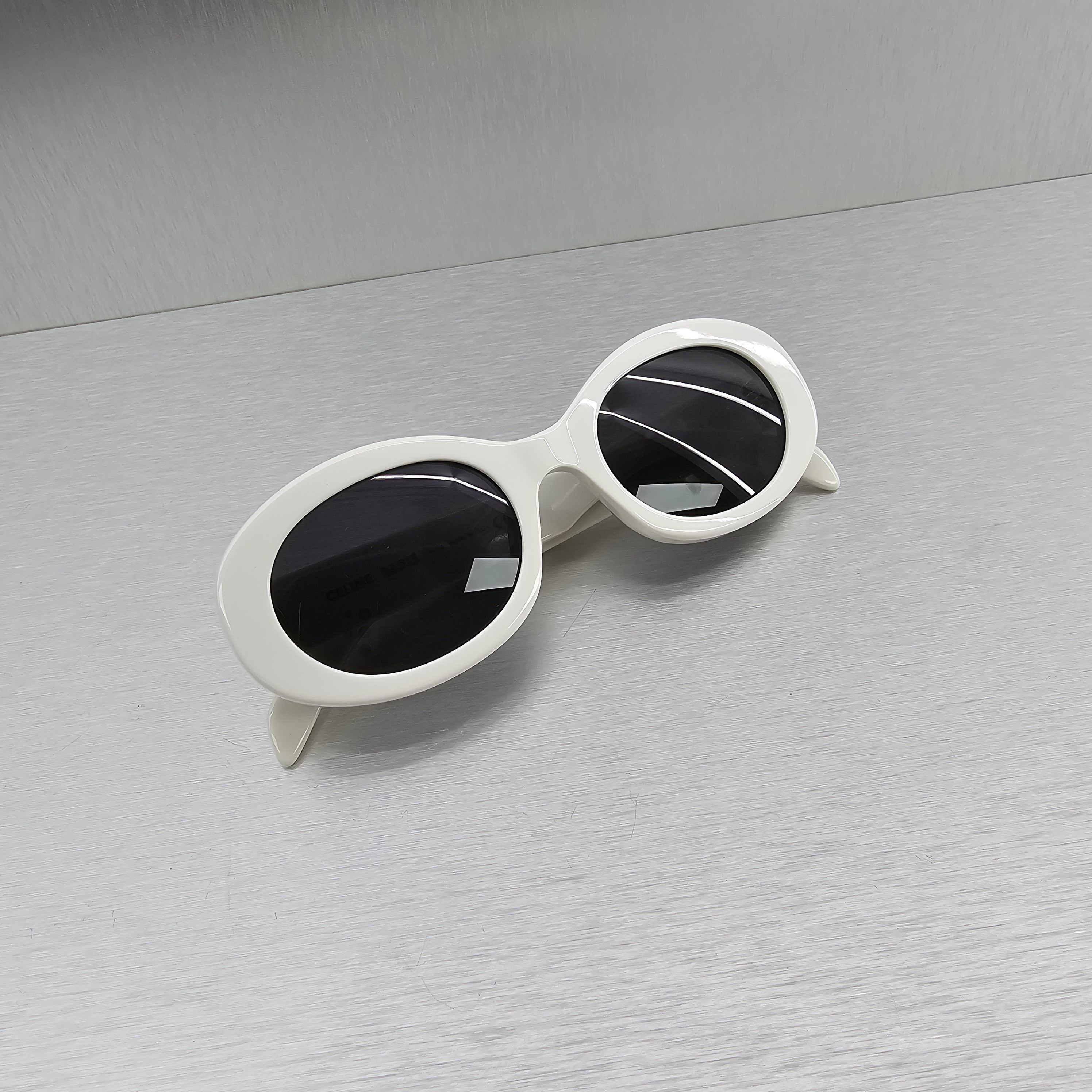 Celine CELINE Oval Sunglasses WHITE Size ONE SIZE - 3 Thumbnail