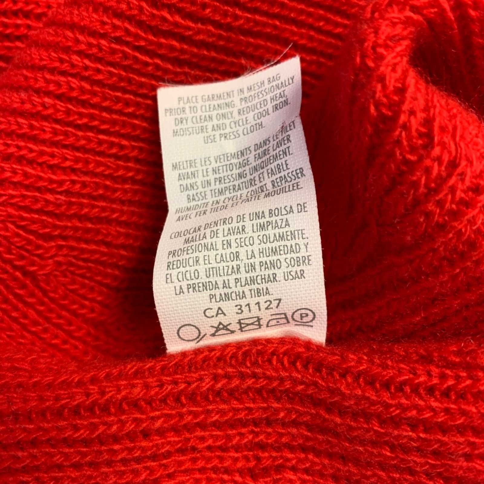 Donna Karan DONNA KARAN Size S Red Merino Wool Cashmere Long Cardigan Size S / US 4 / IT 40 - 6 Thumbnail