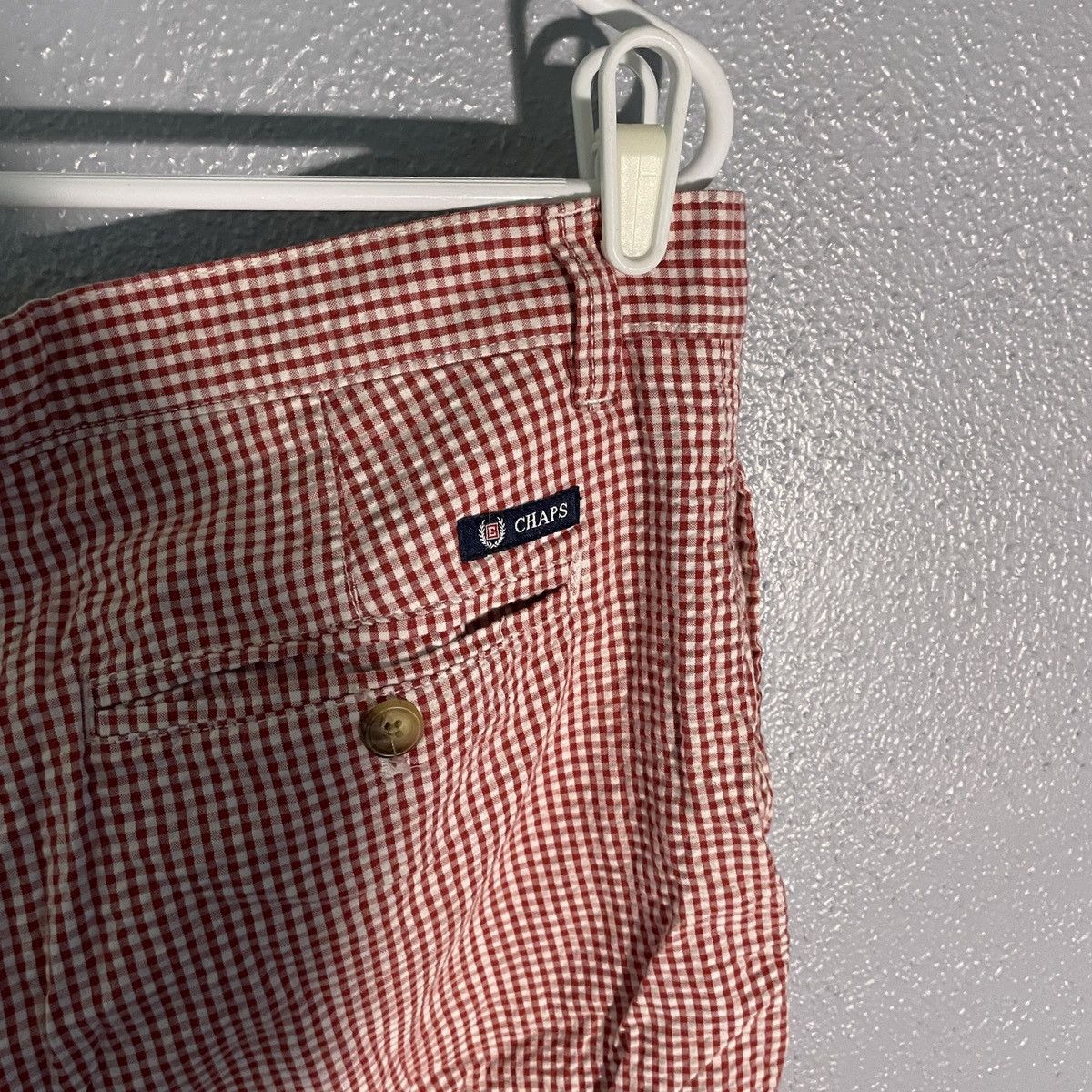 Chaps × Vintage Chaps Red White Plaid Gingham Shorts Men’s Size 34 Size US 34 / EU 50 - 3 Thumbnail