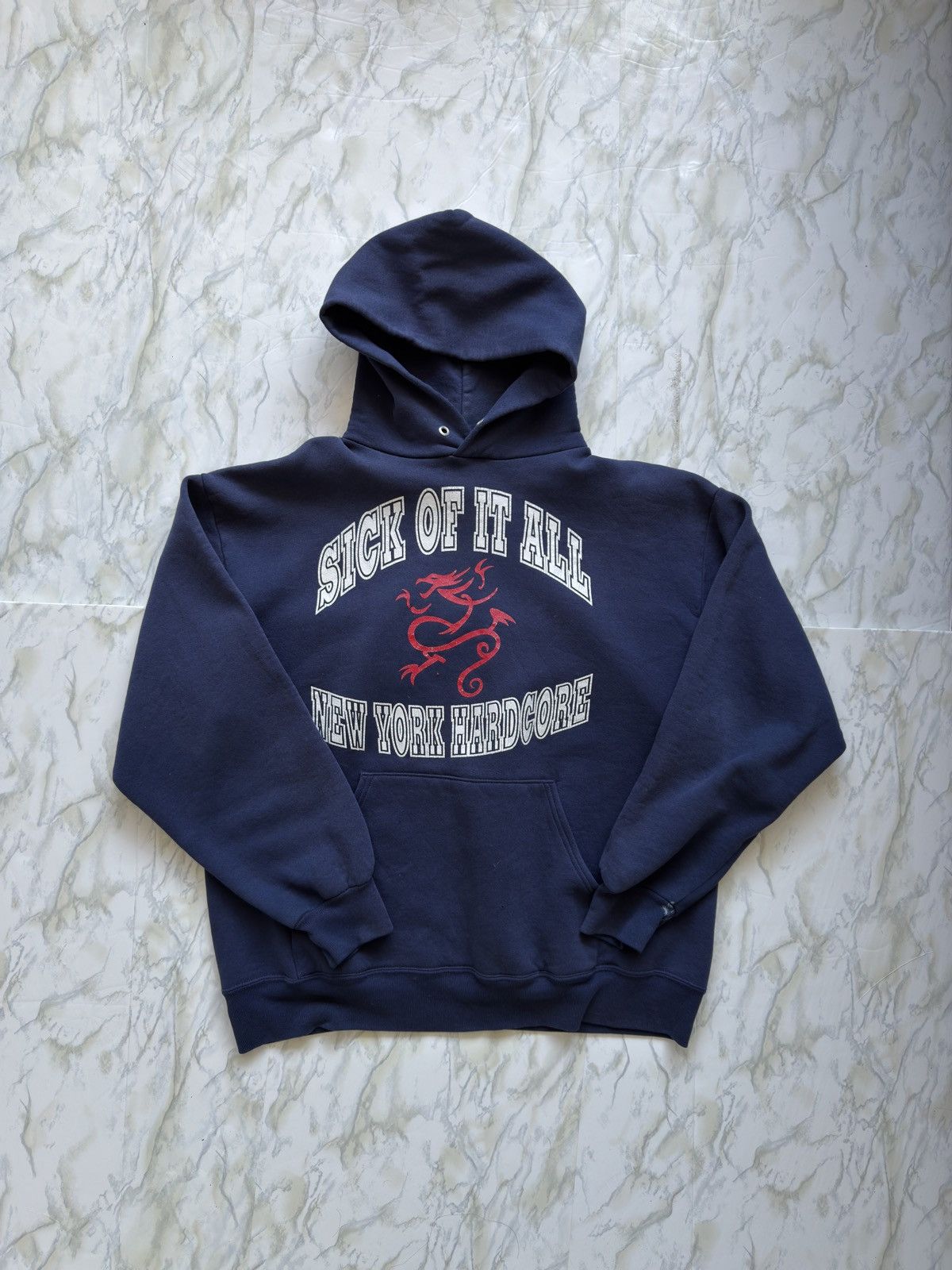 Vintage Vintage Sick Of It All NYHC Hoodie Size US L / EU 52-54 / 3 - 1 Thumbnail