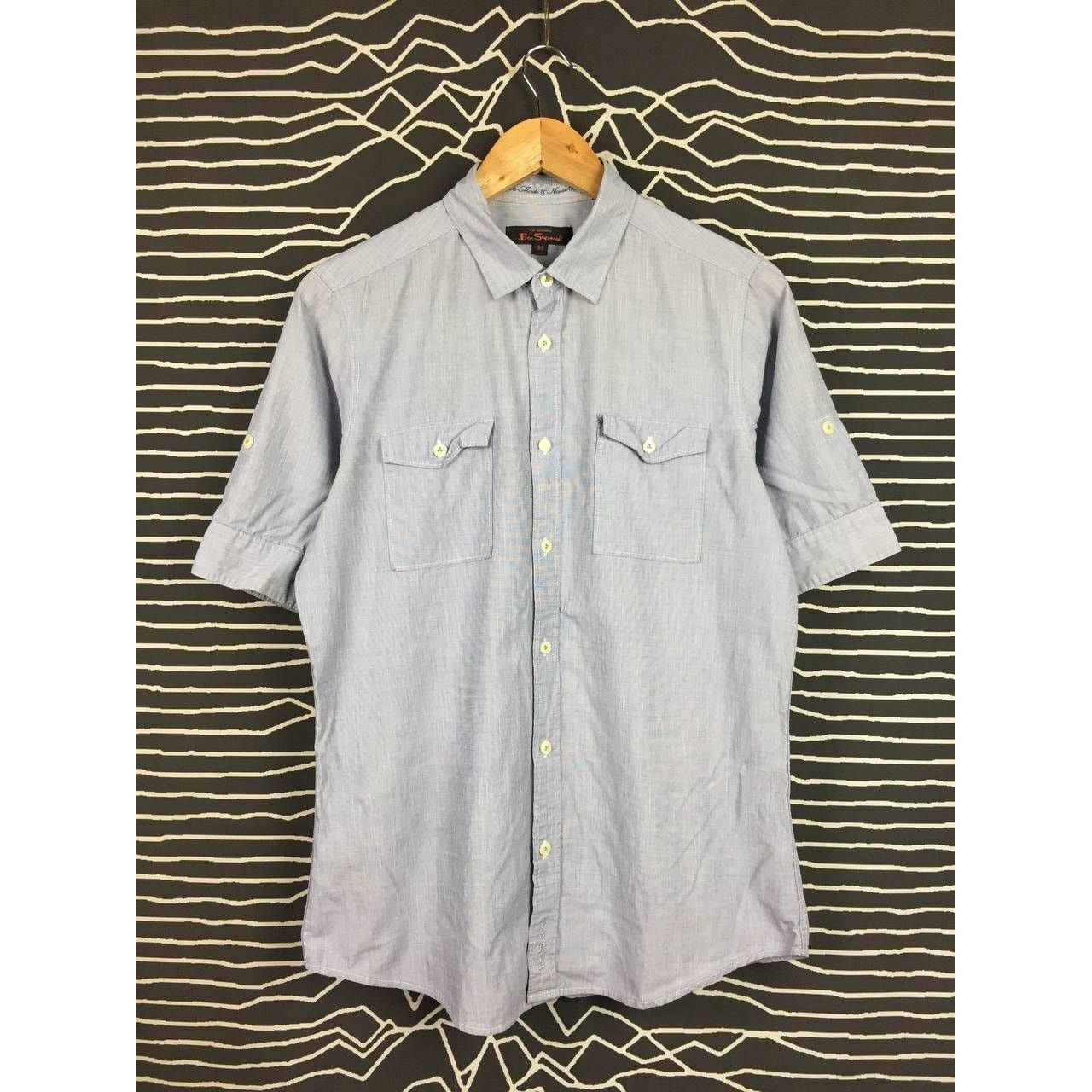 Ben Sherman × Designer The Original Ben Sherman Double Pocket Button Up Shirt Size US M / EU 48-50 / 2 - 1 Thumbnail
