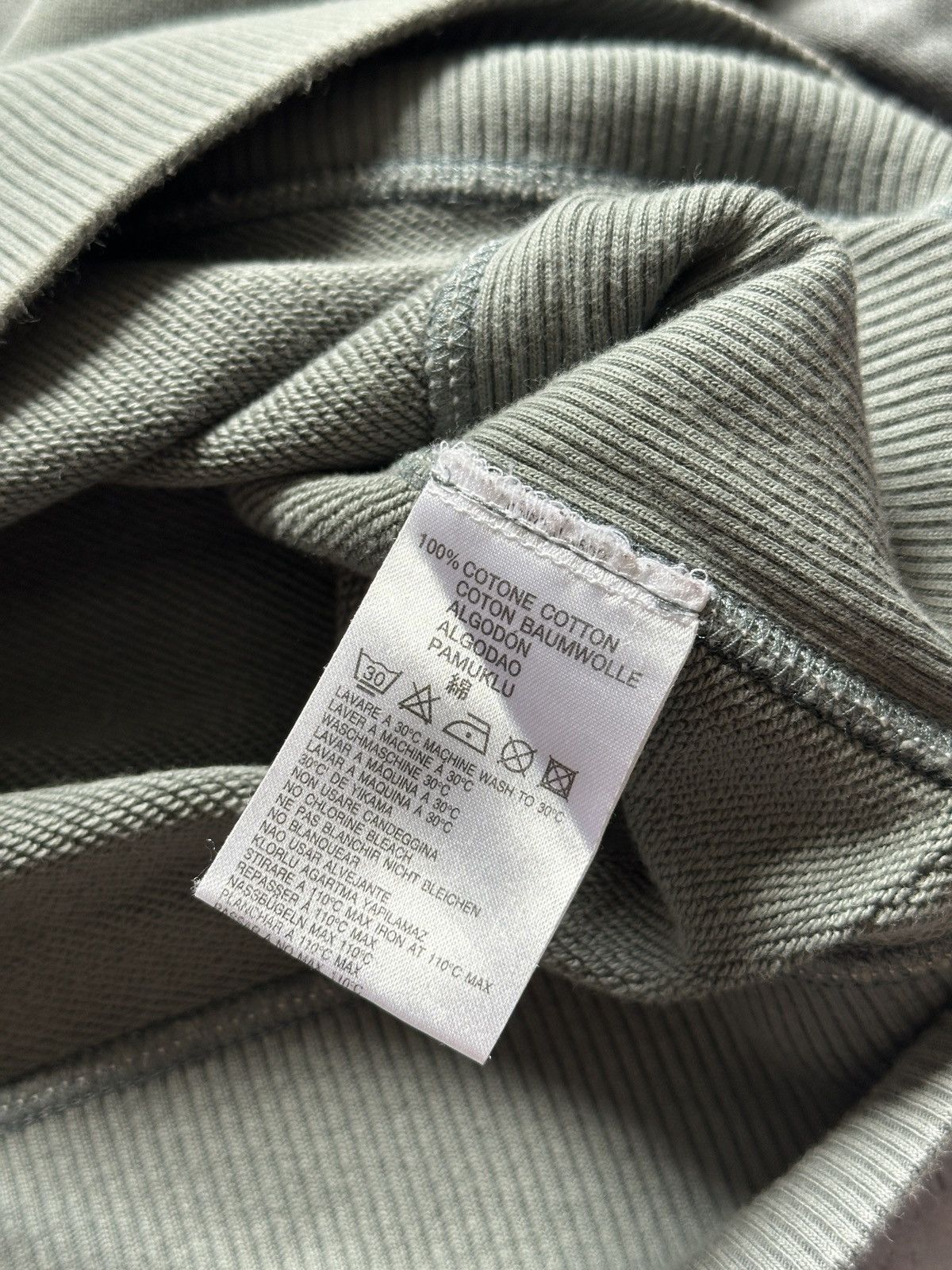 Diesel × Vintage Vintage Diesel Reversed Logo Sweatshirt Olive Spellout Faded Size US L / EU 52-54 / 3 - 13 Thumbnail