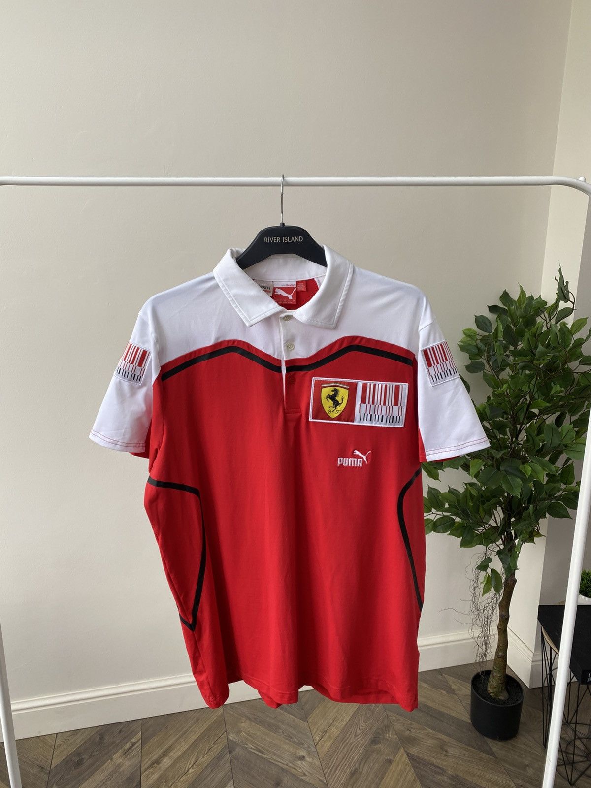 Ferrari × Puma × Vintage Vintage Ferrari Racing Red T-Shirt Size US L / EU 52-54 / 3 - 1 Thumbnail