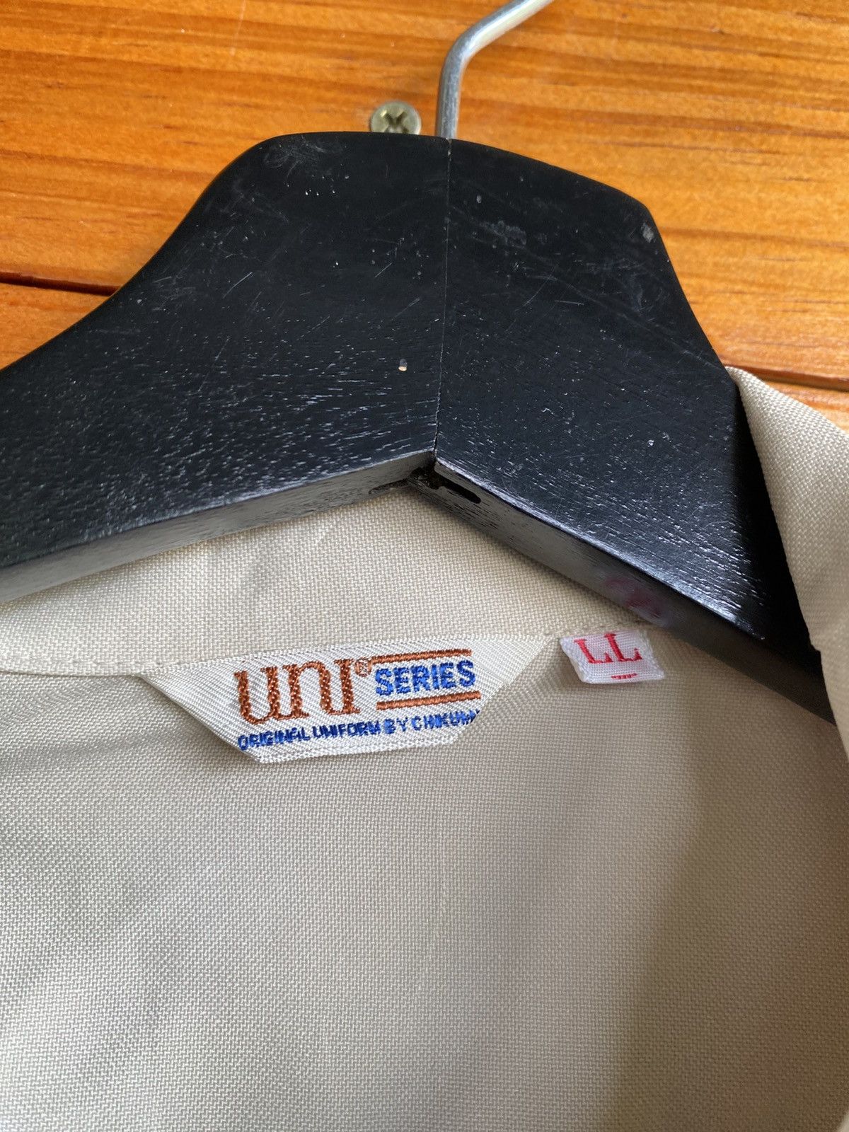 Vintage Vintage UNI Series Zip Jacket – Beige Workwear Style Jacket Size US L / EU 52-54 / 3 - 8 Thumbnail