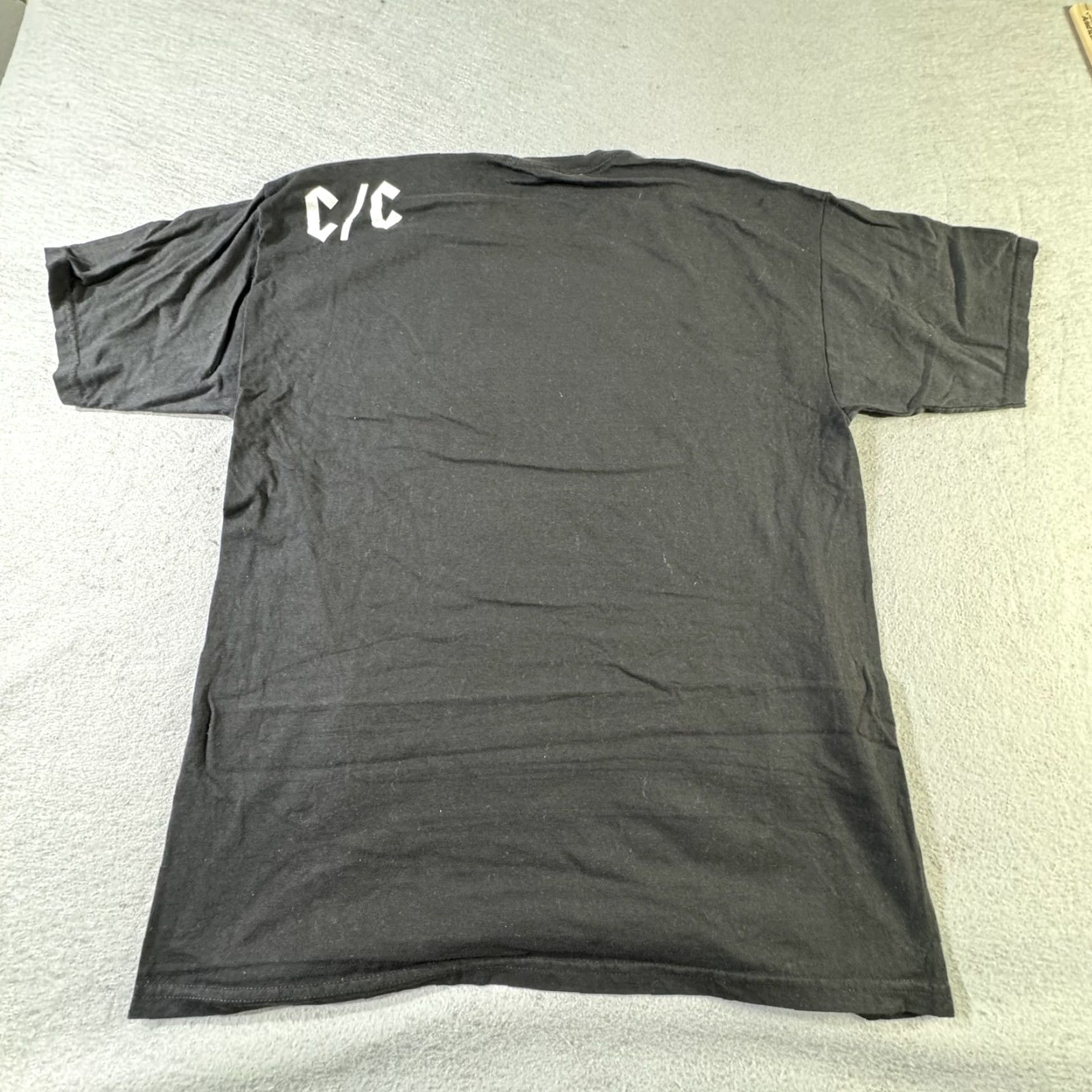 Vintage Crazed Clothing Shirt Mens XL Black Punk Skull Graphic Streetwear Tee Crew Neck Short Sleeve Size US XL / EU 56 / 4 - 3 Thumbnail