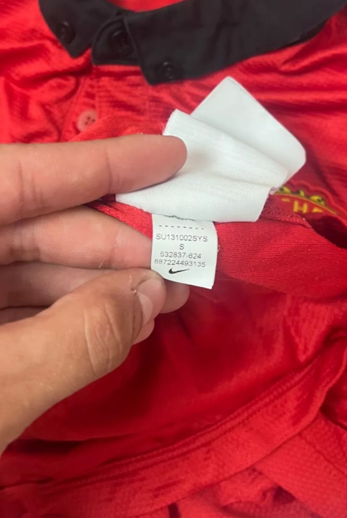 Other VINTAGE SOCCER JERSEYS NIKE MANCHESTER UNITED POLO SIZE S Size US S / EU 44-46 / 1 - 14 Thumbnail
