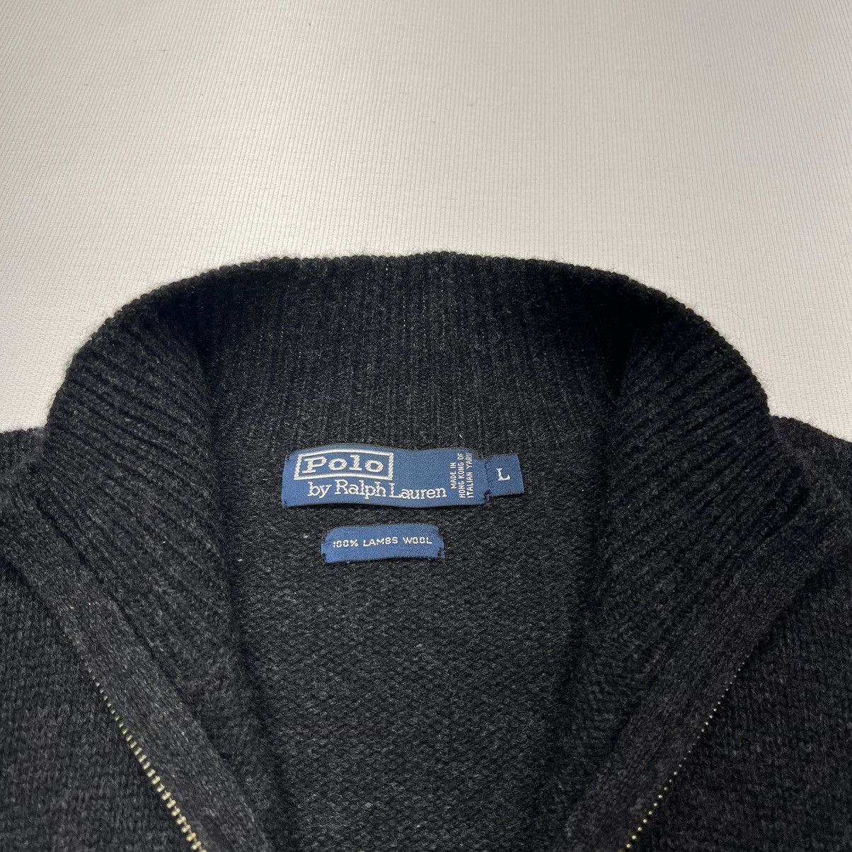 Polo Ralph Lauren Polo Ralph Lauren 1/4 Zip Sweater Grey Lambs Wool Pullover Size US L / EU 52-54 / 3 - 5 Thumbnail