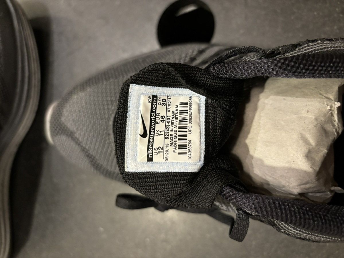 Nike × Supreme Supreme Flyknit Lunar1+ ‘Black’ Size US 12 / EU 45 - 6 Thumbnail